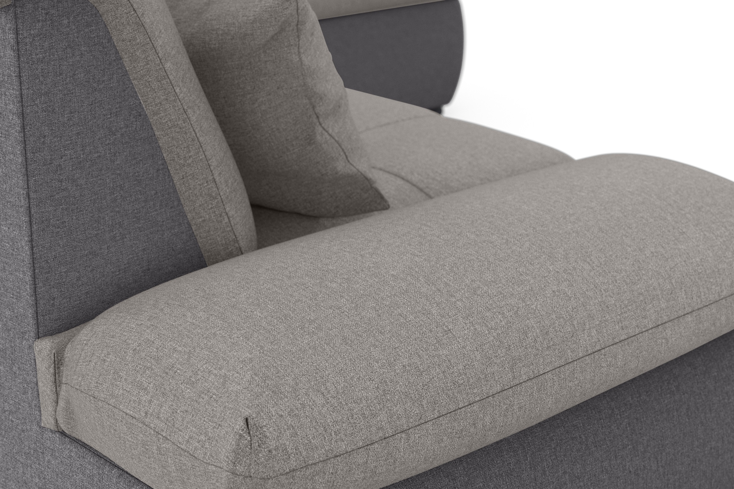 DOMO collection Ecksofa »Moric L-Form«, wahlweise mit Bettfunktion und Armlehnenverstellung, auch in Cord
