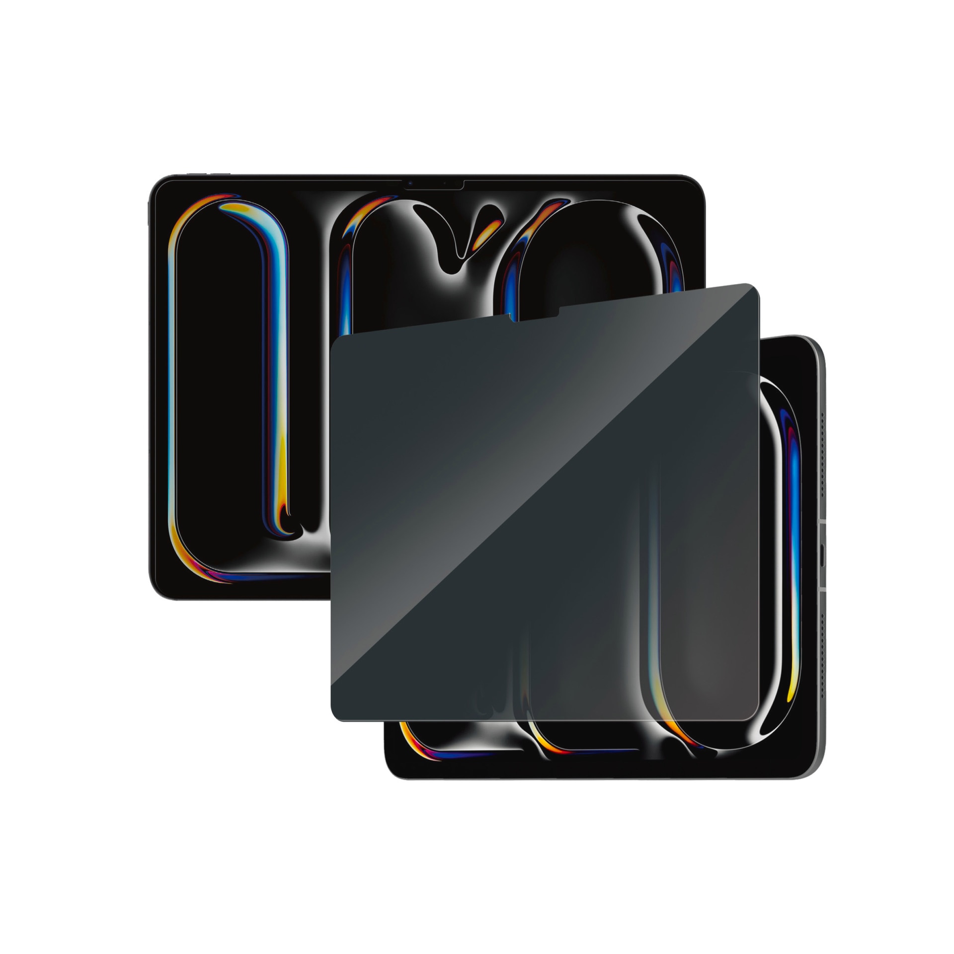 PanzerGlass Displayschutzglas »Ultra-Wide Fit Privacy Screen Protection«, für Apple iPad Air-Apple iPad Pro 13, Displayschutzfolie, Schutzfolie, Sichtschutz, kratz- & stossfest