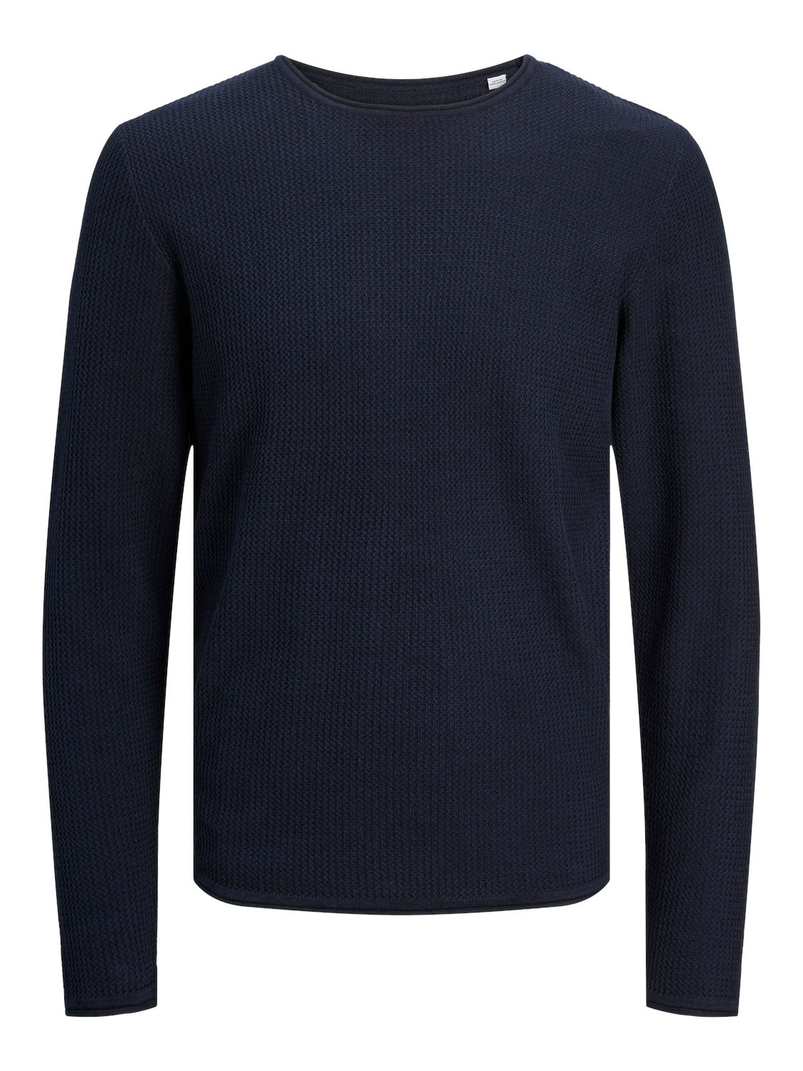 Jack & Jones Rundhalspullover »JJECOOPER KNIT CREW NECK NOOS«, in Strick Optik