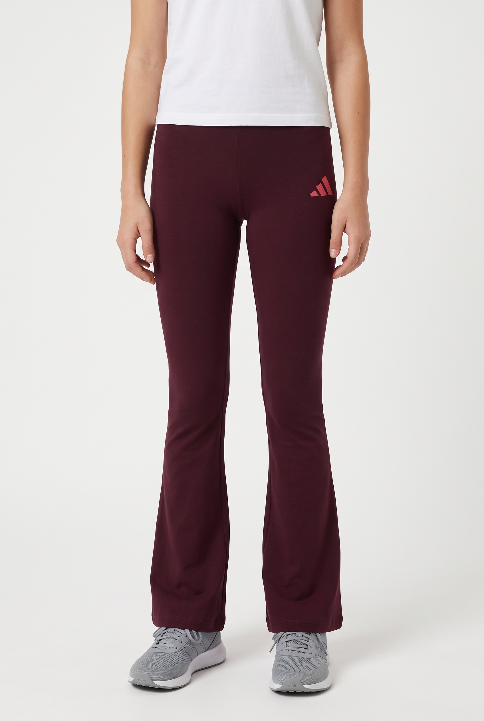 Image of adidas Sportswear Leggings "ESSENTIALS, AUSGESTELLTES BEIN" Kinder Leggings, für sportliche Looks im Alltag, aus Baumwolle