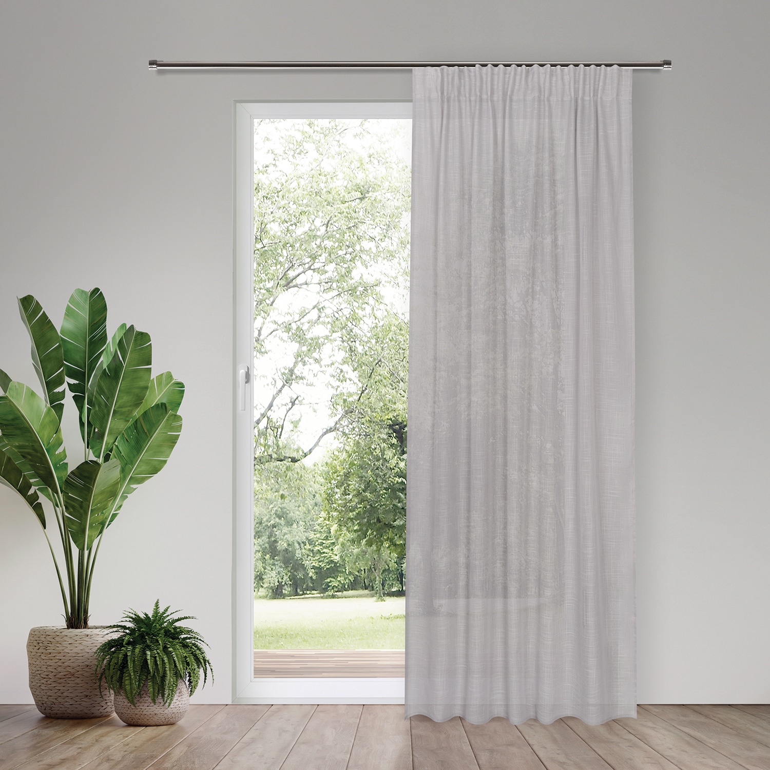 Home Living by Gerster Gardine »Helmine« verdeckte Schlaufen 1 Stk. tlg. SB-Schal "Helmine" mit Kombiband