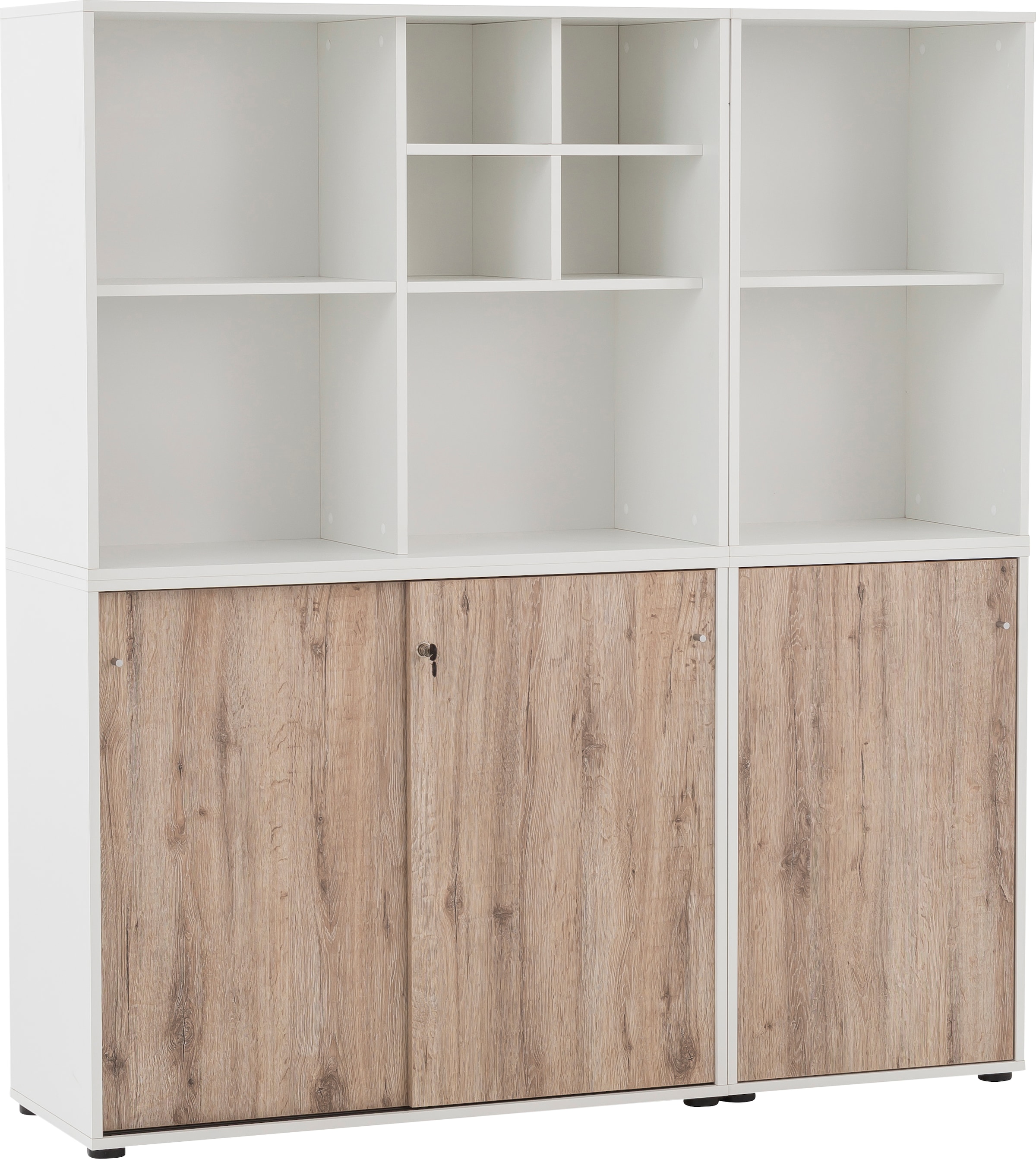 Image of Schildmeyer Aktenschrank "Serie 400, Büromöbel-Set-5-tlg., Made in Germany" Solide Verarbeitung - Dieses Produkt ist in Deutschland gefertigt