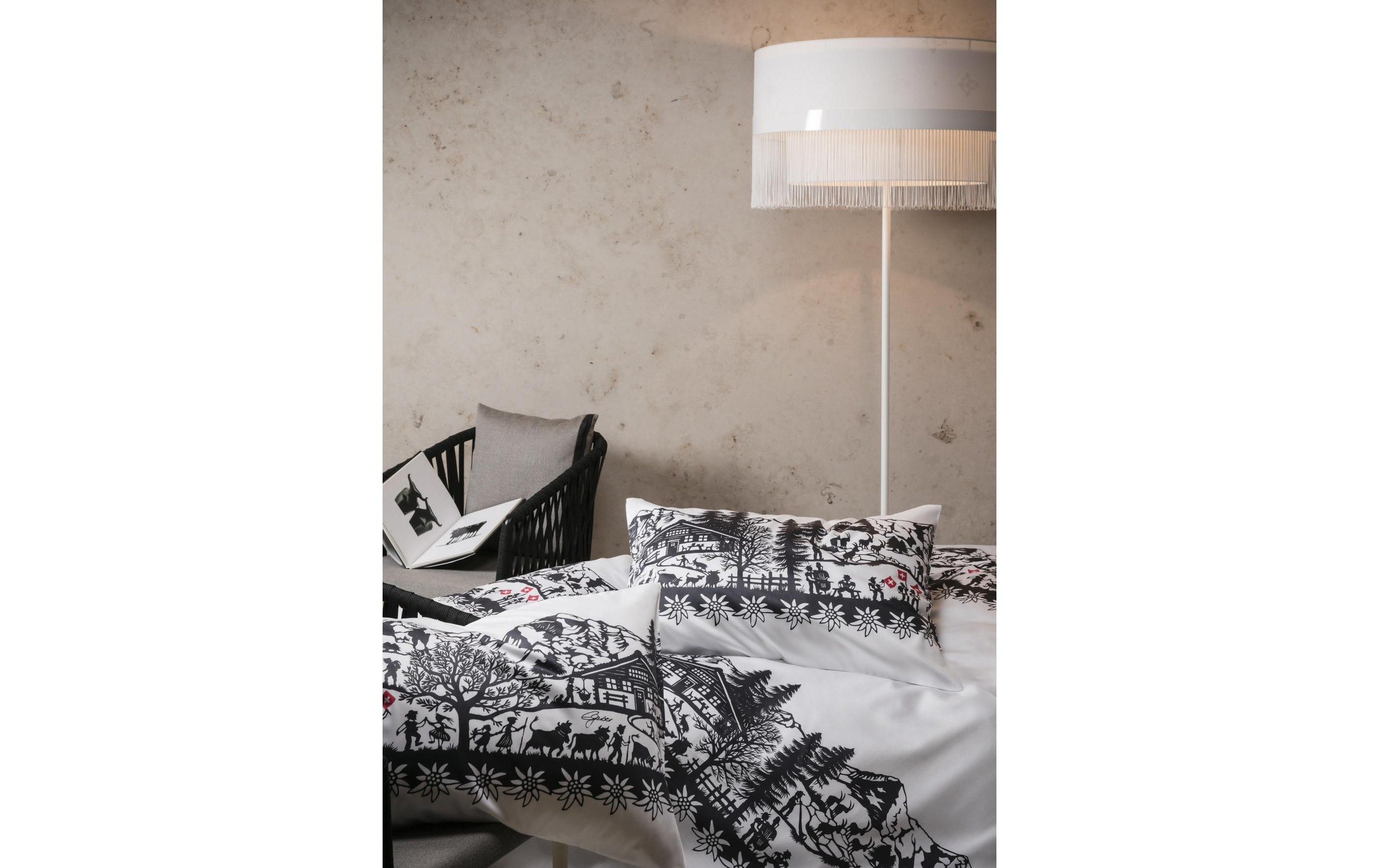 Image of Divina Bettbezug »Mako Satin Helvetica Noir«, (1 St.) bei Ackermann Versand Schweiz