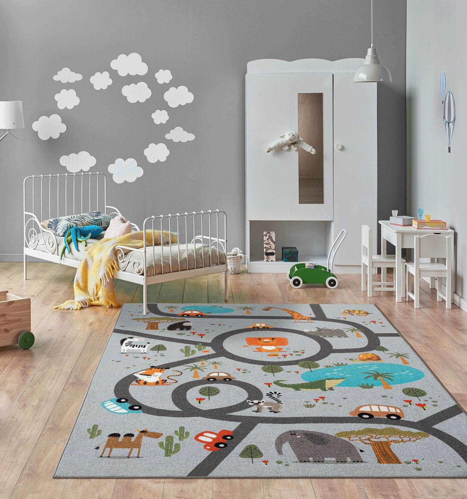 Image of the carpet Teppich "Happy Life" rechteckig 4 mm Höhe Life Kinderzimmer Teppich Spielteppich pflegeleicht