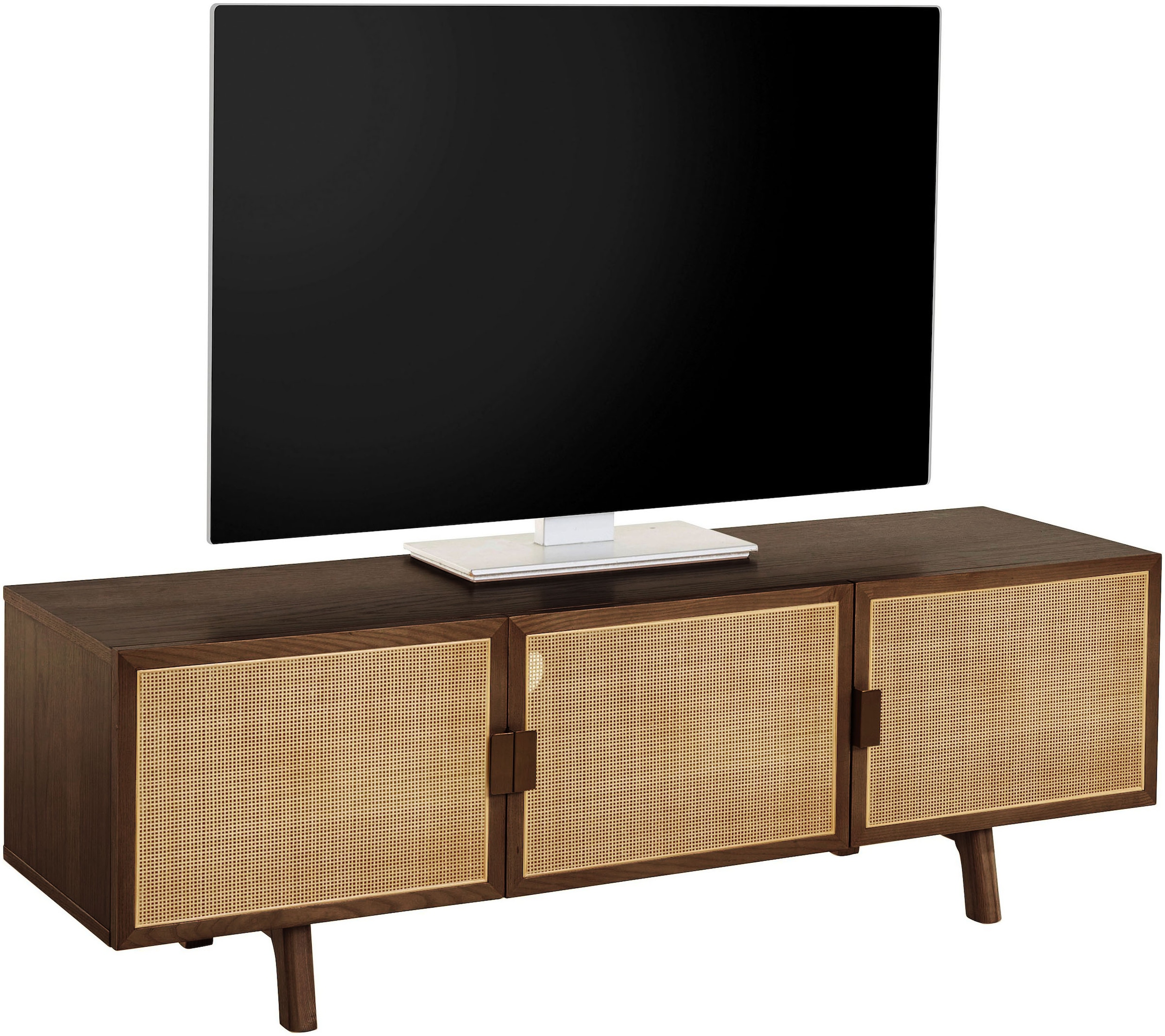 Image of LeGer Home by Lena Gercke Lowboard "Lina" TOPSELLER Sideboard, aus MDF Holz, Melaminoberfläche, Rattangeflecht, Breite 140 cm
