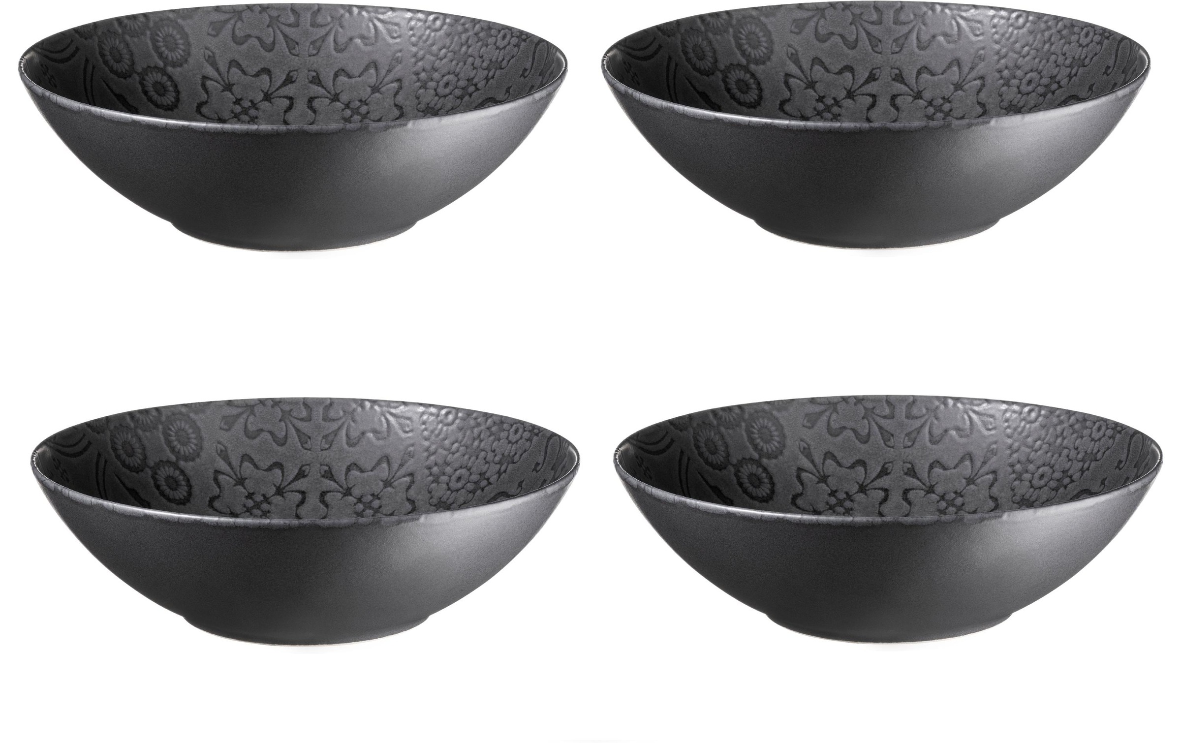 Image of MÄSER Schüssel "Tiles 24 cm, 4 Stück" aus Keramik