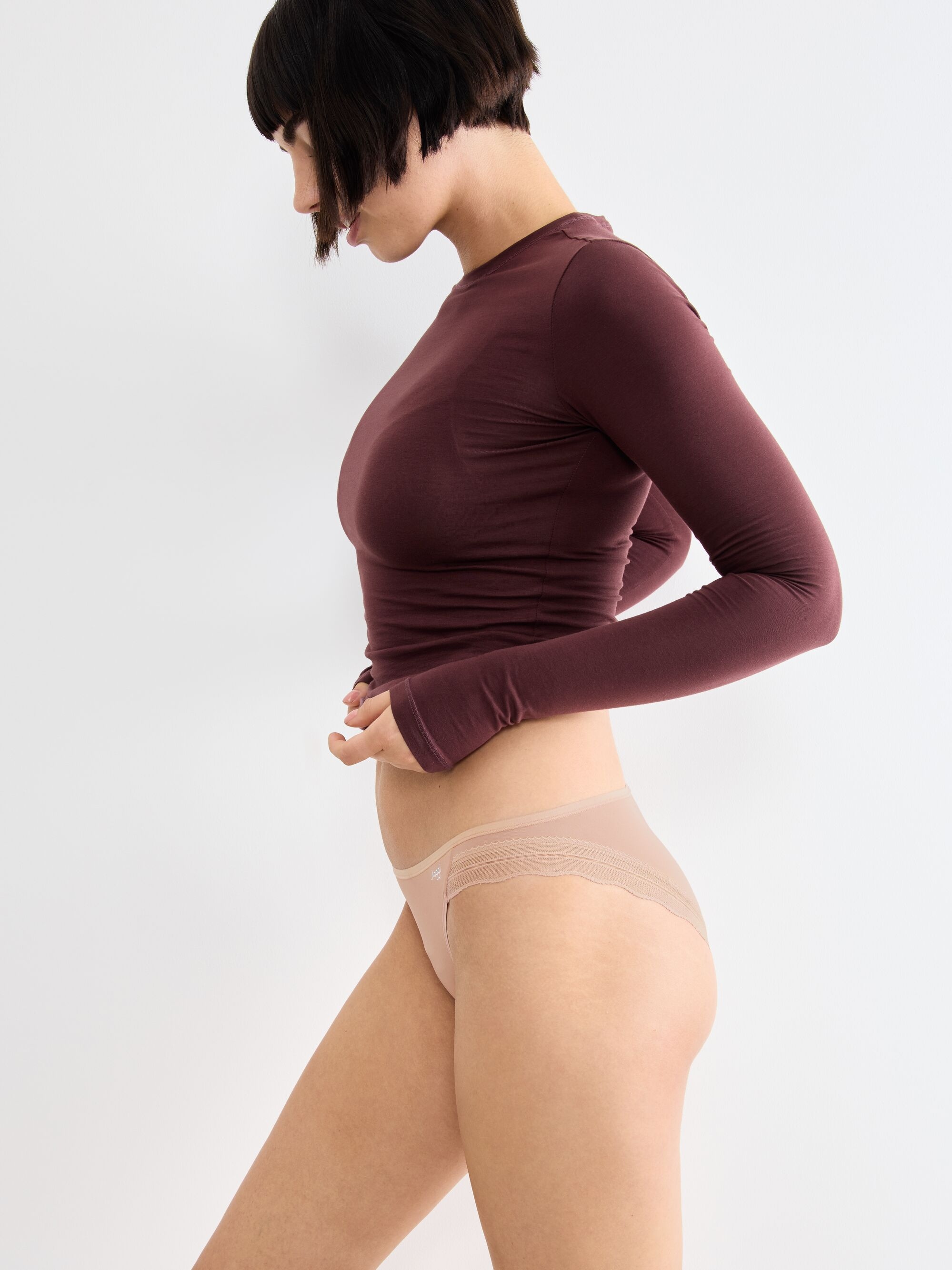 sloggi Slip »GO Blush High Leg 2P« mit Spitzendetails