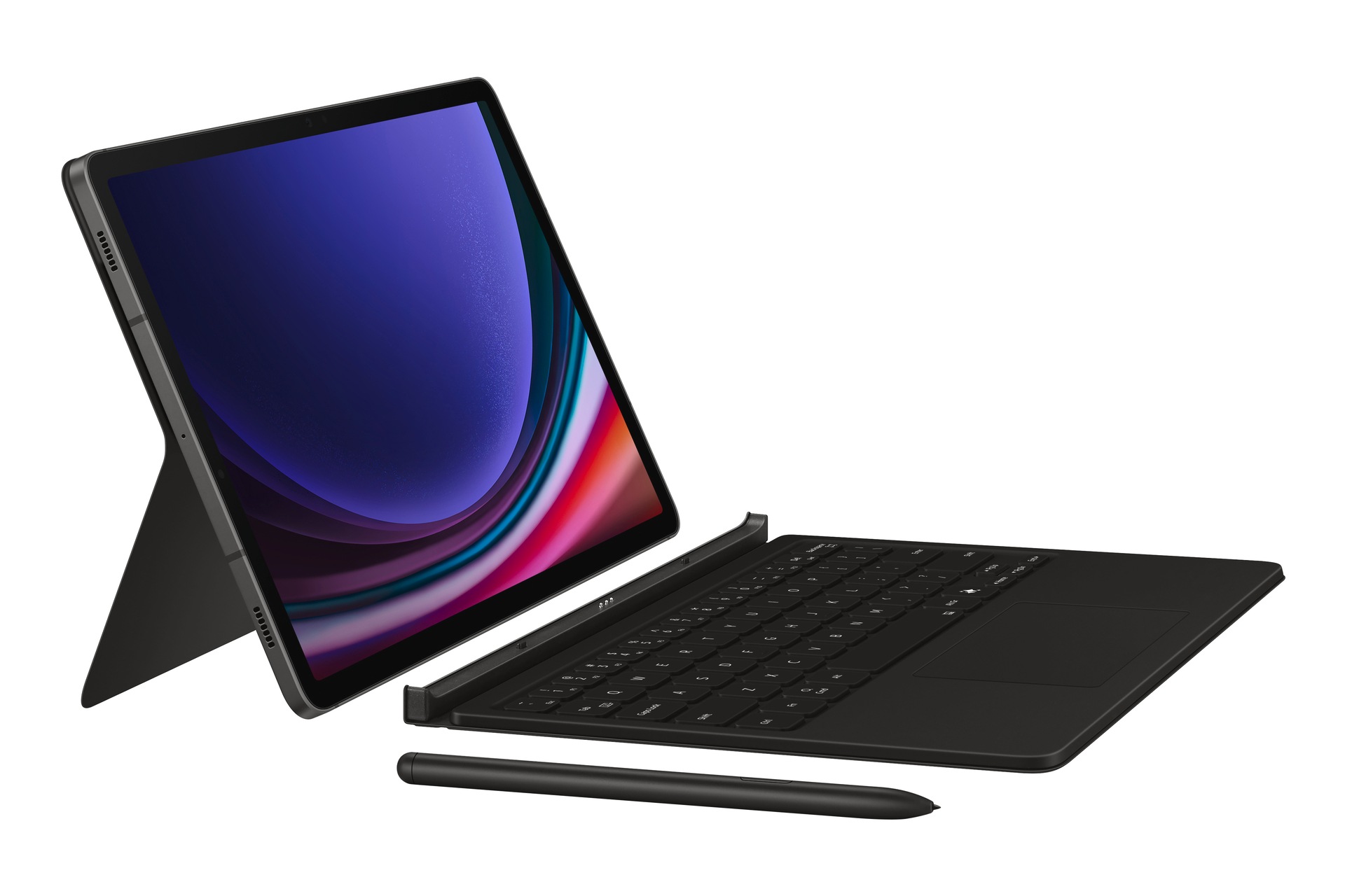 Samsung Tablet-Hülle »Book Cover Keyboard für Galaxy Tab S9 | S9 FE | S10 FE«, Tastatur Cover, Schutzhülle, Tablethülle, Case, Schutzcase, stossfest