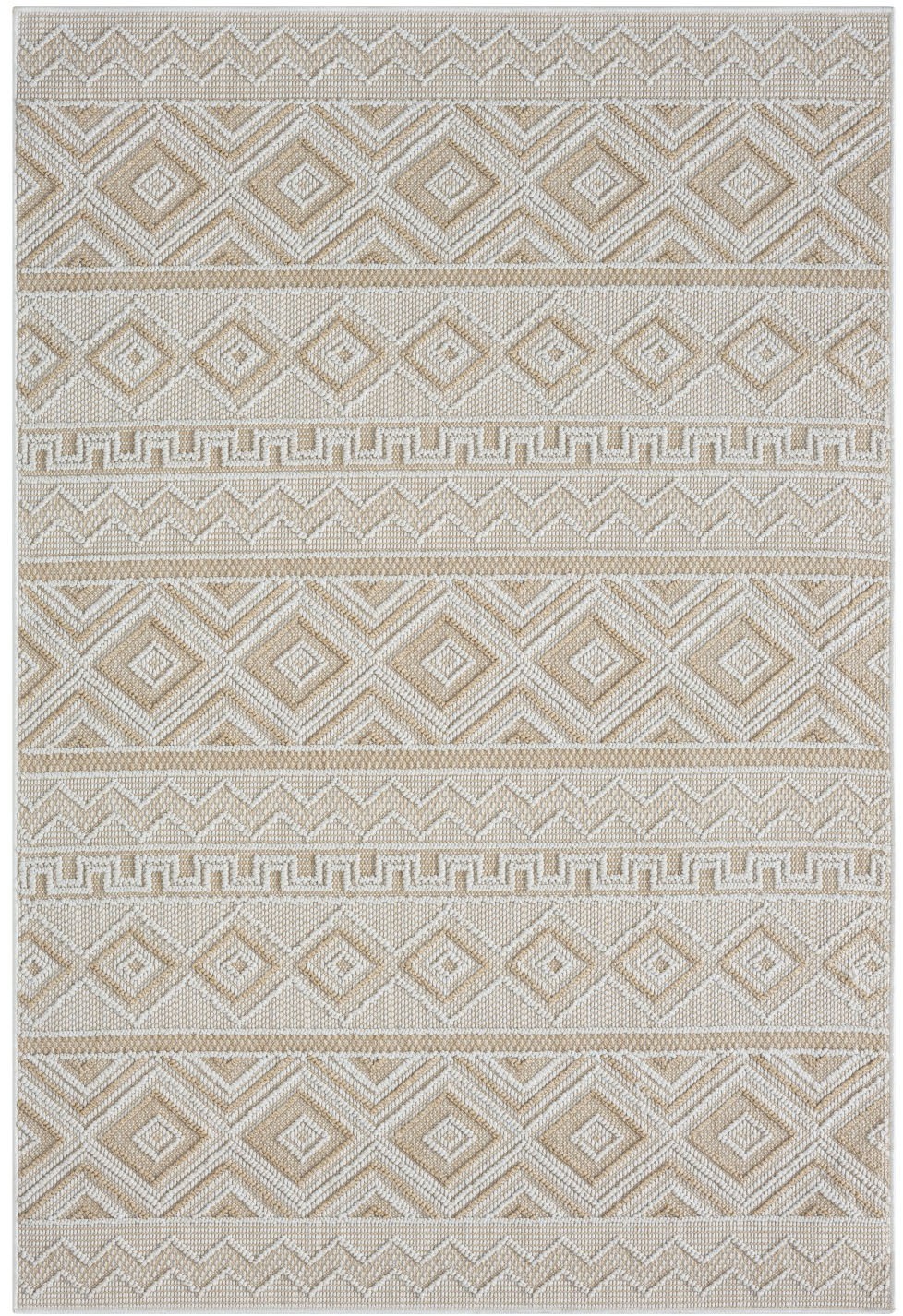 Myflair Möbel & Accessoires Teppich »Vera, LAGERRÄUMUNG!«, rechteckig, 8 mm Höhe, modernes Design, In & Outdoor geeignet, Balkon, Terrasse