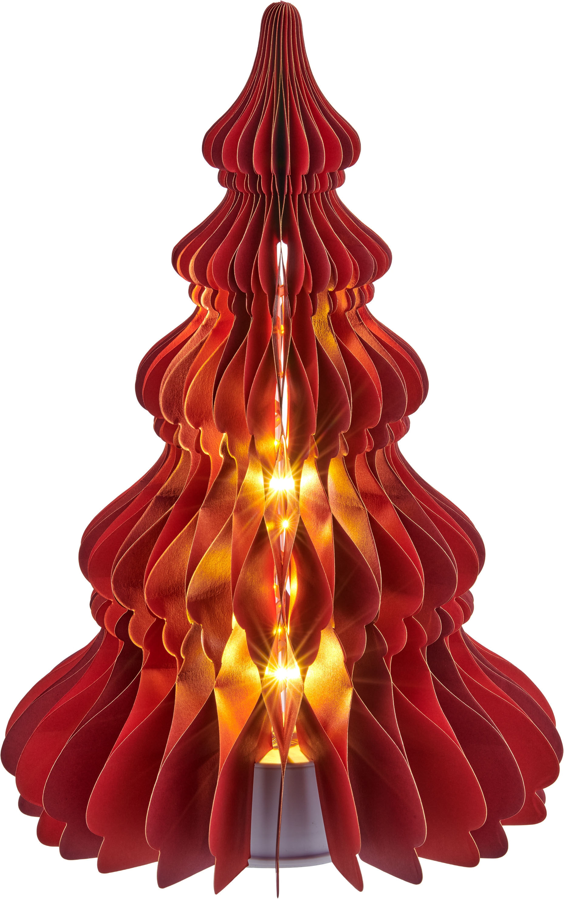 Creativ home Figurine décorative LED »Deko-Figur Tannenbaum« 1 cuis mit Rotation und LED-Beleuchtung