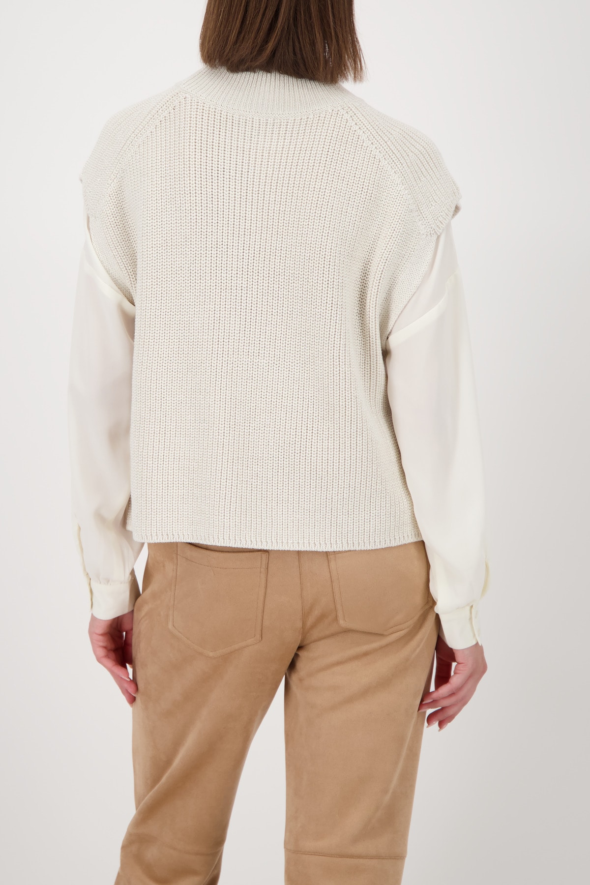 Monari Pull-over Regular fit mit Stehkragen