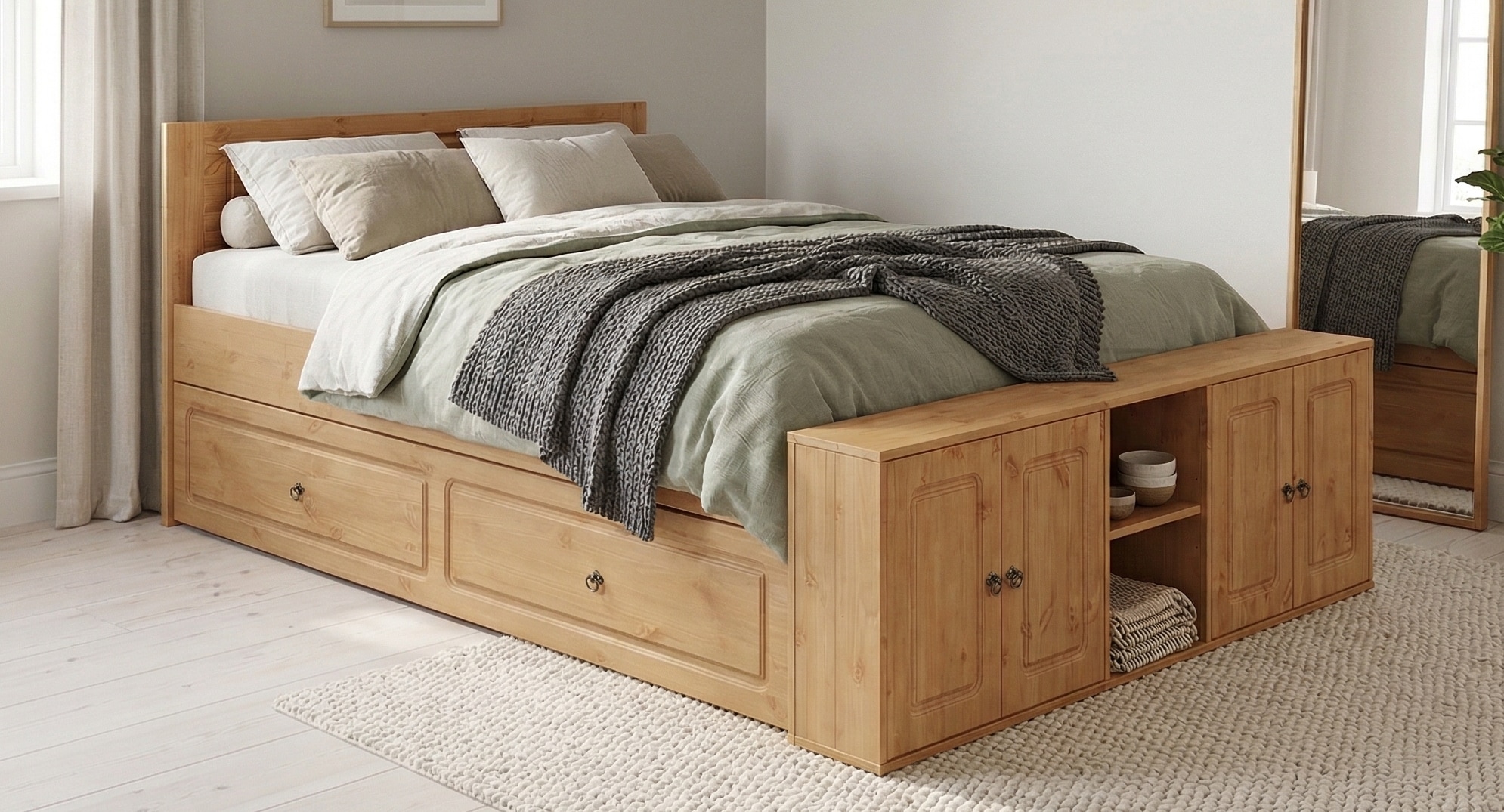 GOODproduct Bettschubkasten »Paula« 1 Stk. tlg. aus massiver Kiefer, passend für gleichnamiges Bett, FSC®