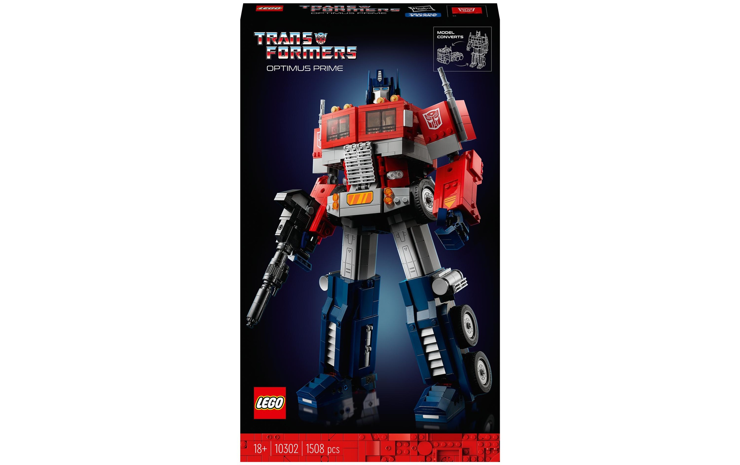 Image of LEGO® Konstruktionsspielsteine »LEGO Icons Optimus Prime«, (1508 St.) bei Ackermann Versand Schweiz