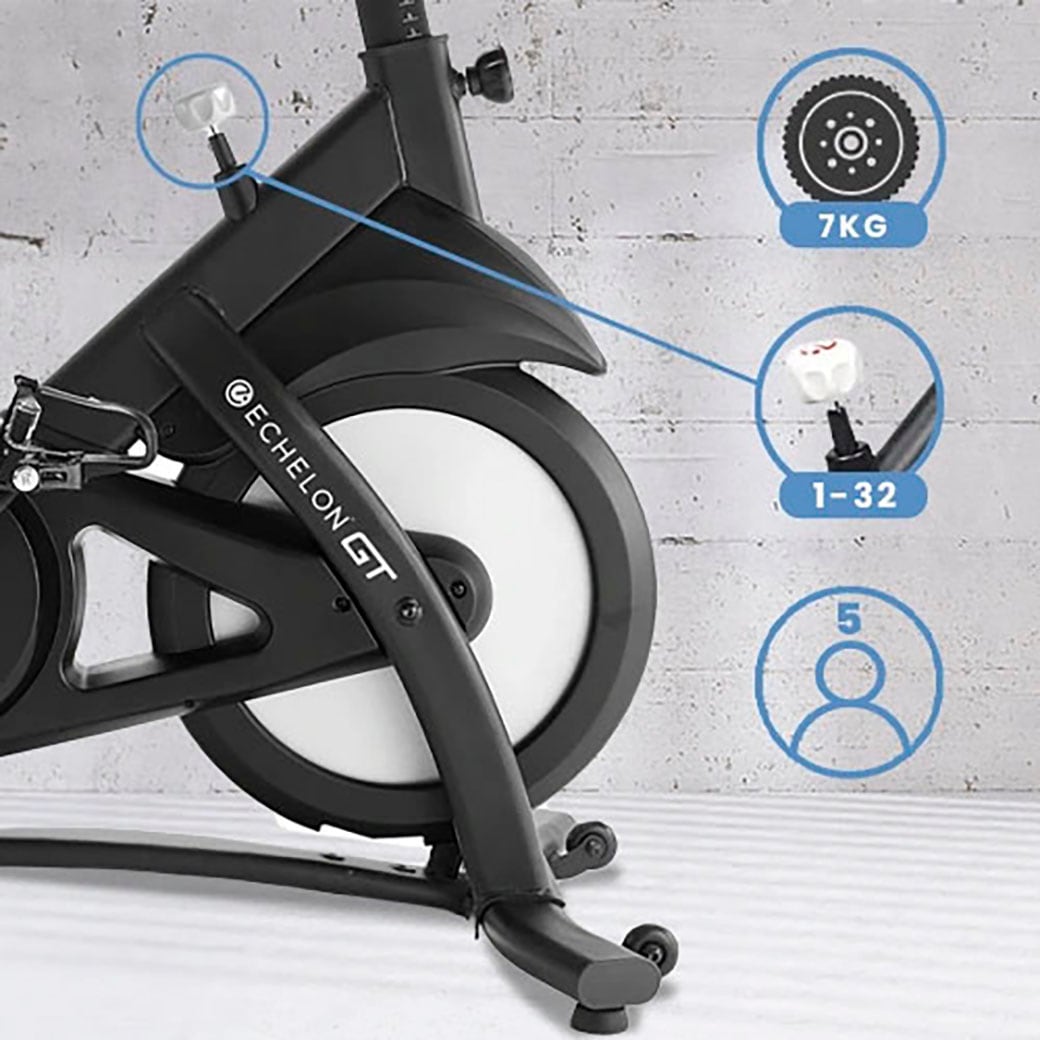 Echelon Vélo de vitesse »GT Smart Connect« 136 kg max. Benutzergewicht, Fahrrad, 32 Widerstandsstufen