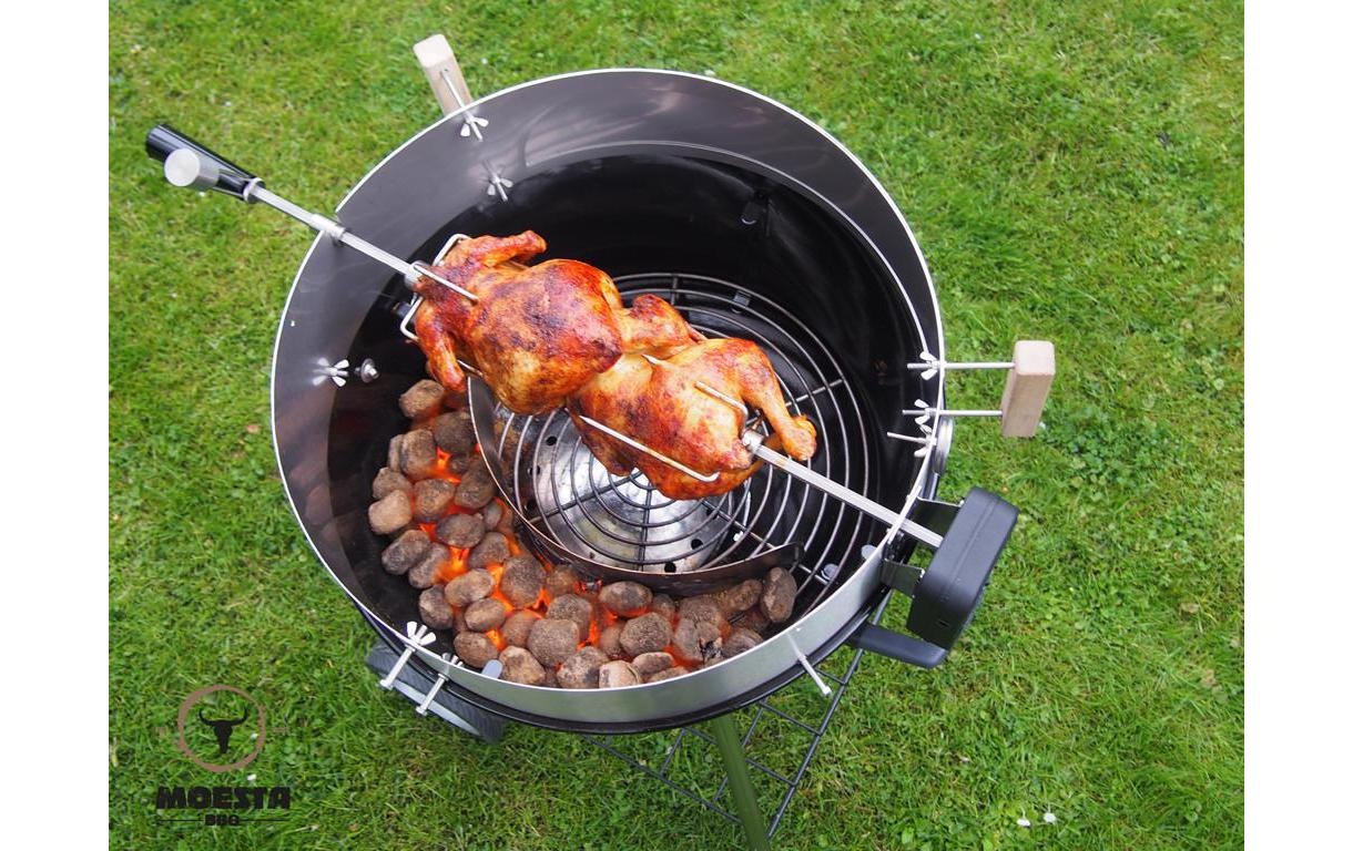Grillplattenaufsatz »Grillaufsatz Rotisserie Ø 57 cm«, Edelstahl