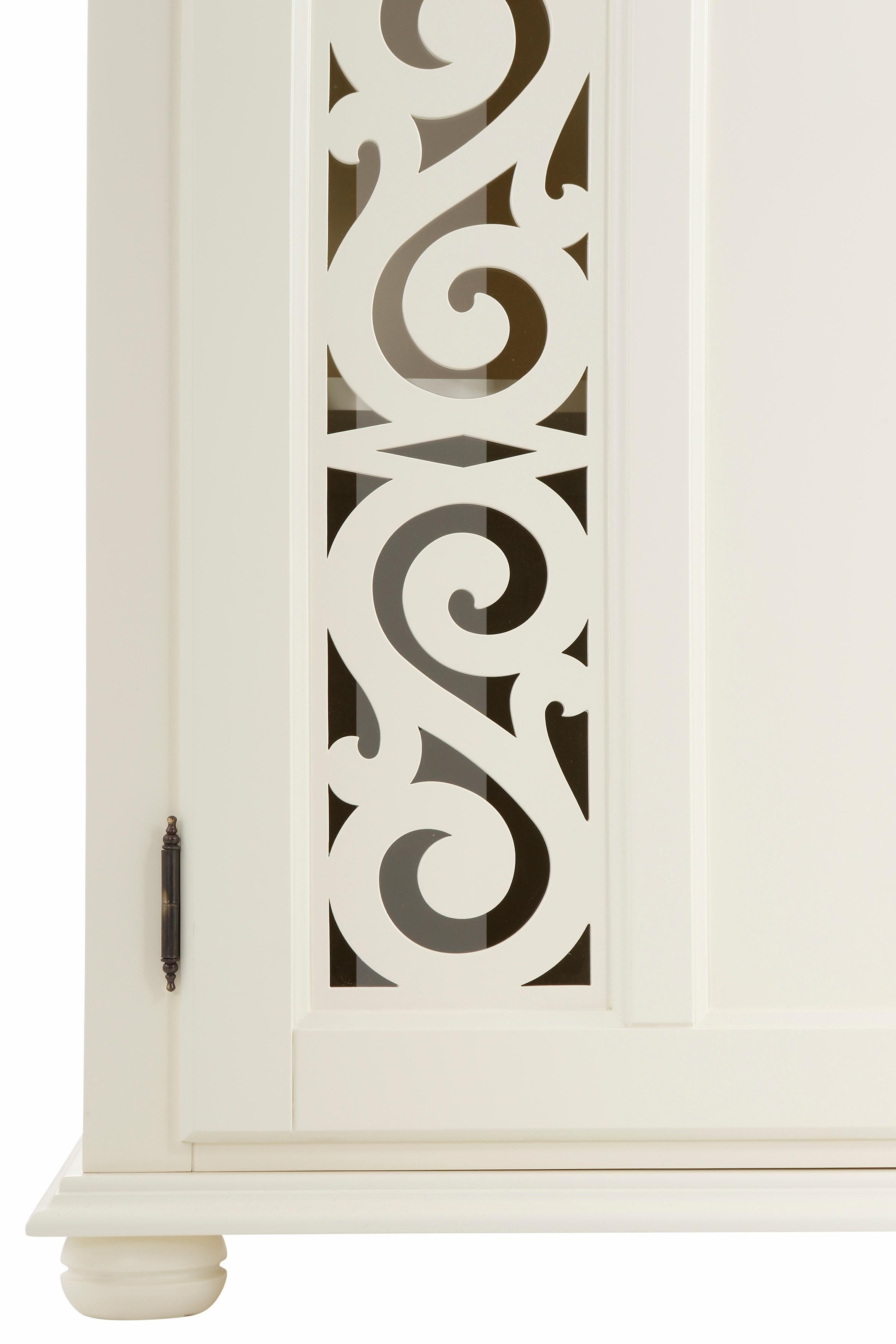 Schöne Artikel Home affaire Highboard »Arabeske«, mit in cm kaufen Fräsungen Türfronten, einer bequem Holzoptik, Breite den 160 auf