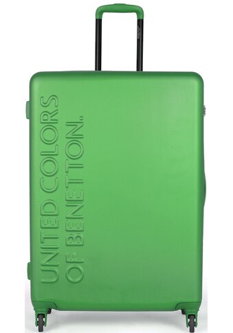 United Colors of Benetton Hartschalen-Trolley »UCB, 64 cm, green«, 4 Rollen kaufen