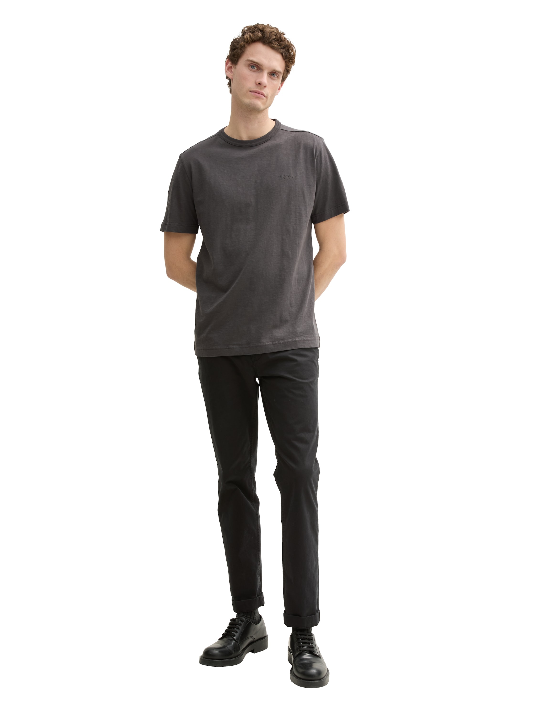 TOM TAILOR T-Shirt, mit Logo Stickerei