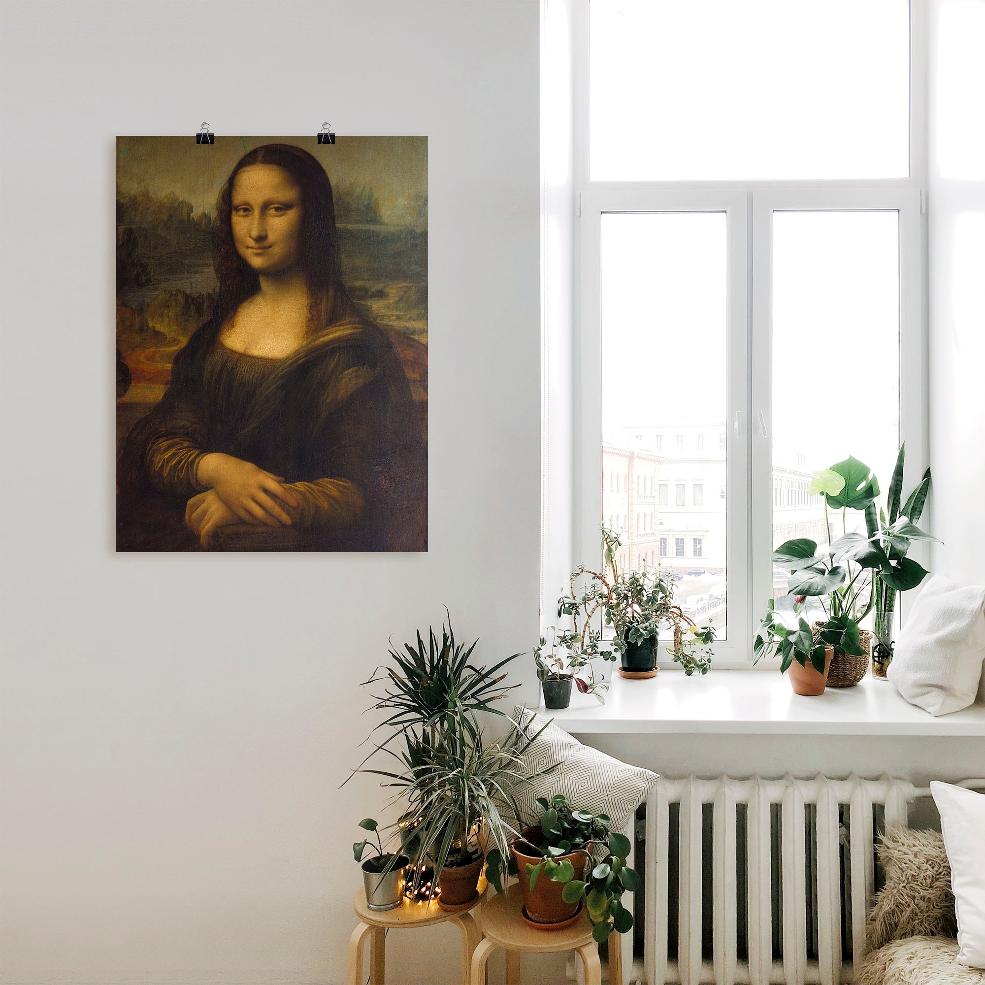 Artland Wandbild »Mona Lisa. Um 1503« Porträts 1 Stk. tlg. als Leinwandbild, Poster in verschied. Grössen
