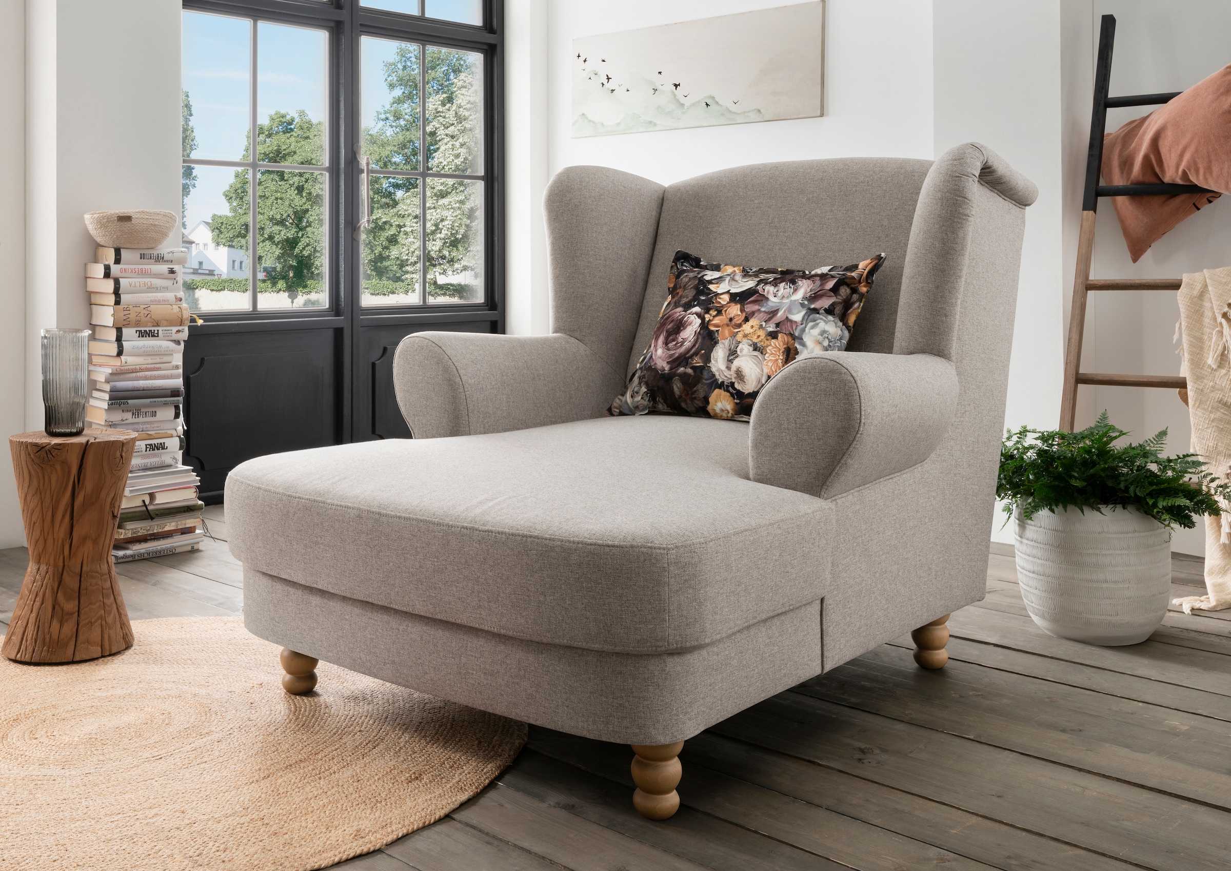Image of Home affaire Loveseat "Tassilo Big Mega Ohrensessel, viel Platz und bequem, Breite 121cm"