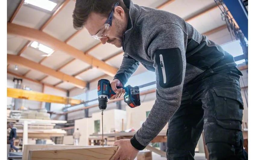 Bosch Professional Akku-Bohrschrauber »GSR 18 V-90 C« Set,  Mit 2 Akkus und 1 Ladegerät