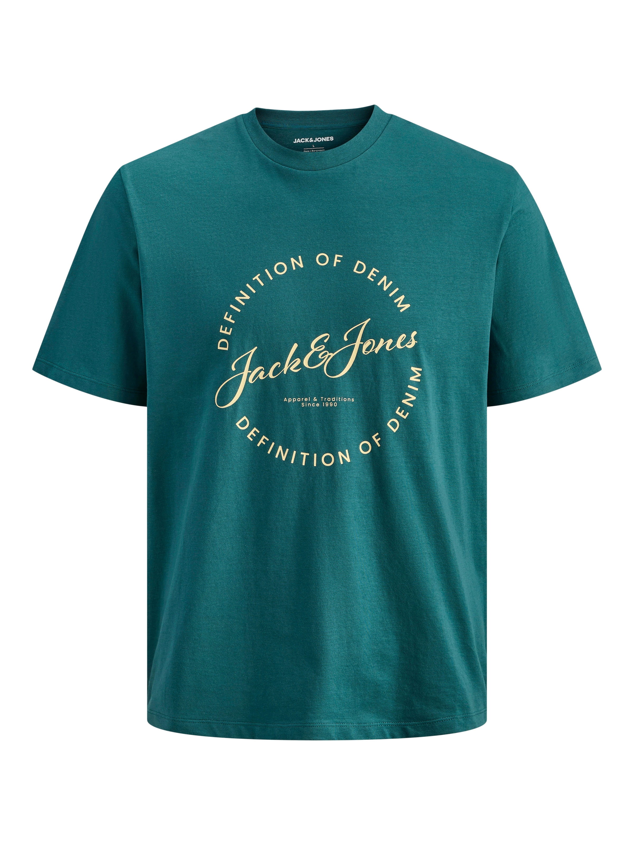 Image of Jack & Jones PlusSize Rundhalsshirt "JJGRAYSON TEE SS CREW NECK PLS" Baumwolle, regular fit