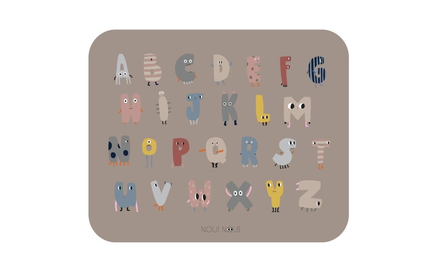 Image of Platzset "Noui Noui XL ABC Learning 55 x 45 cm"
