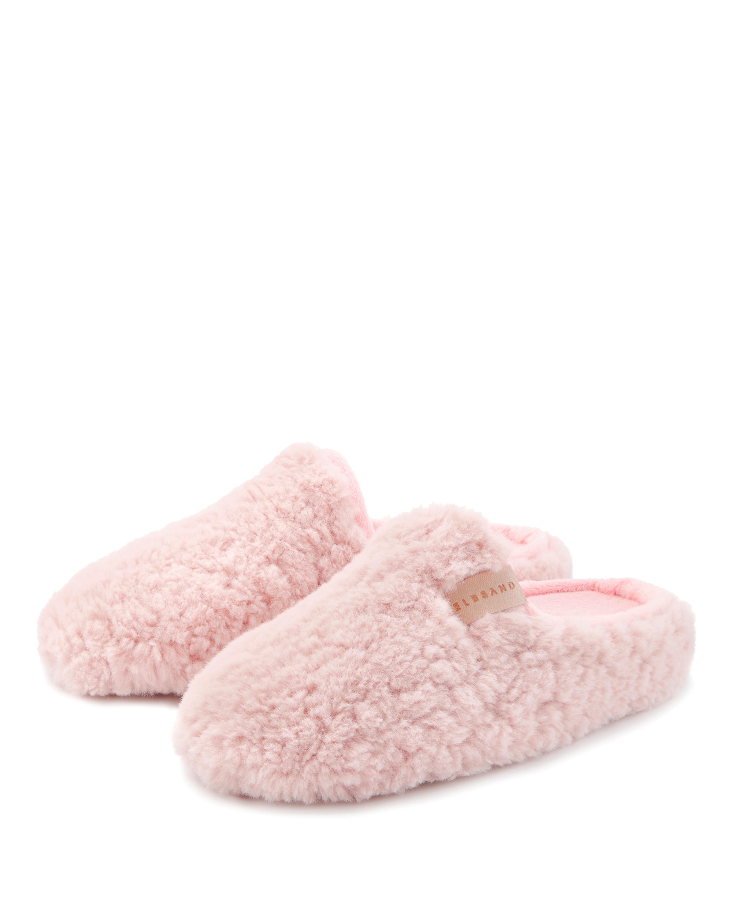 Image of Elbsand Pantolette "Hausschuh, Pantoffel, Mule" mit kuscheligem Fellimitat