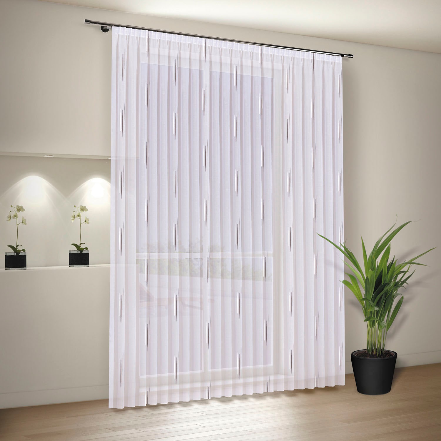 Image of Gerster Gardine »Jane«, (1 St.), Fertigstore mit Bleibandabschluss bei Ackermann Versand Schweiz