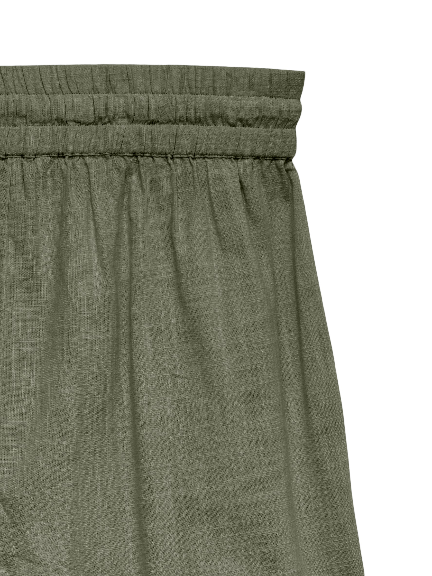 Vero Moda Pantalon à enfiler »VMCAIA MW WIDE PANT WVN NOOS«  mélange de coton, oversize, avec lin