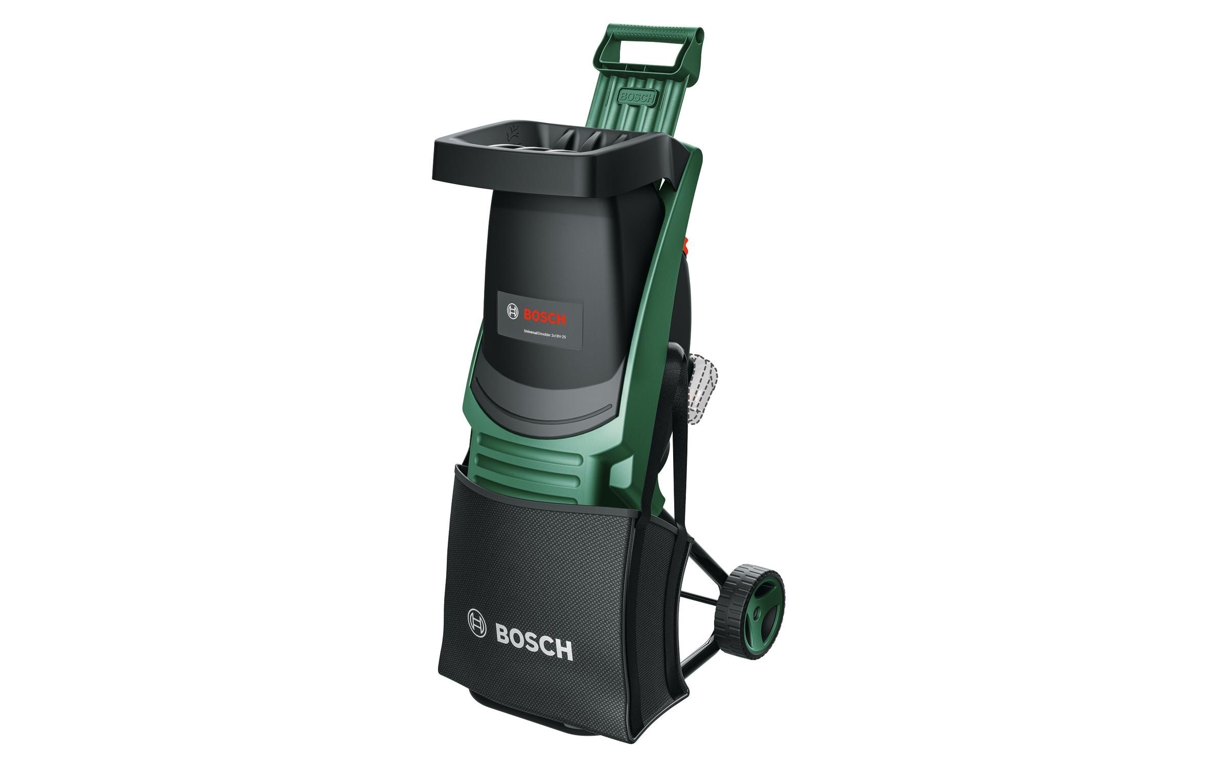 Image of BOSCH Häcksler "UniversalShredder 2x18V-25" kraftvolle 36V-Leistung durch 2x 18V-Akku