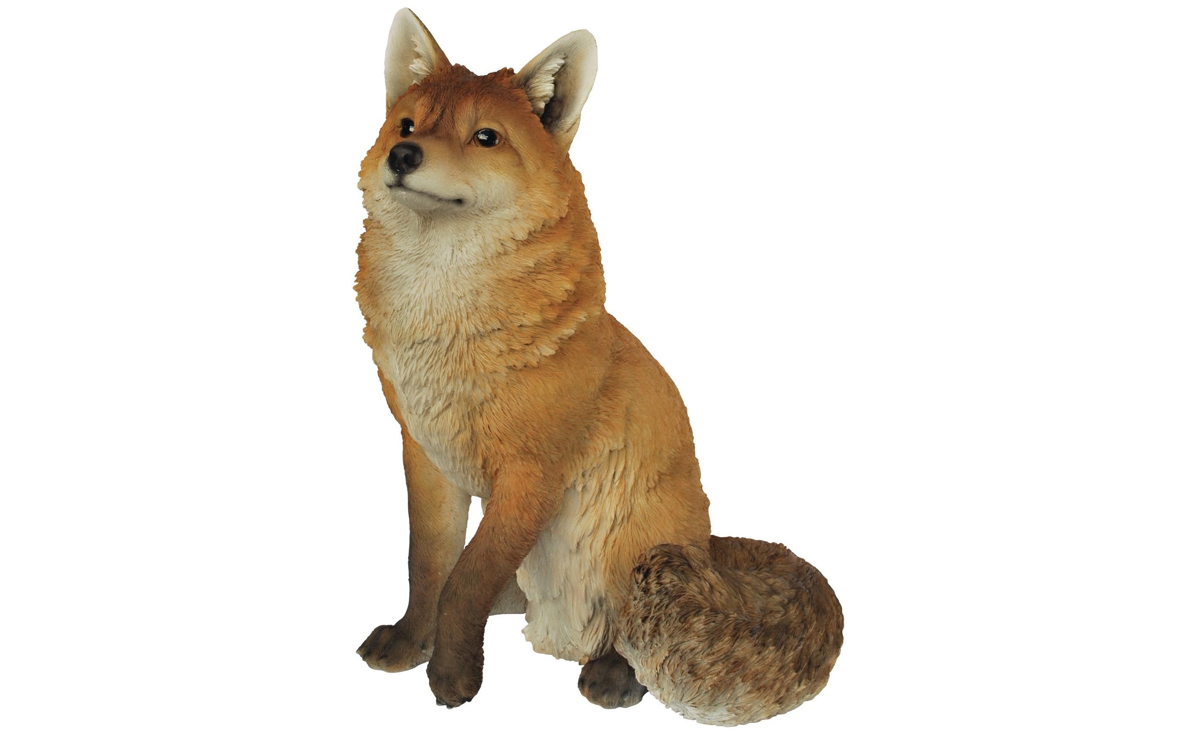 Image of Dekofigur "Vivid Fuchs sitzend Polyresin"