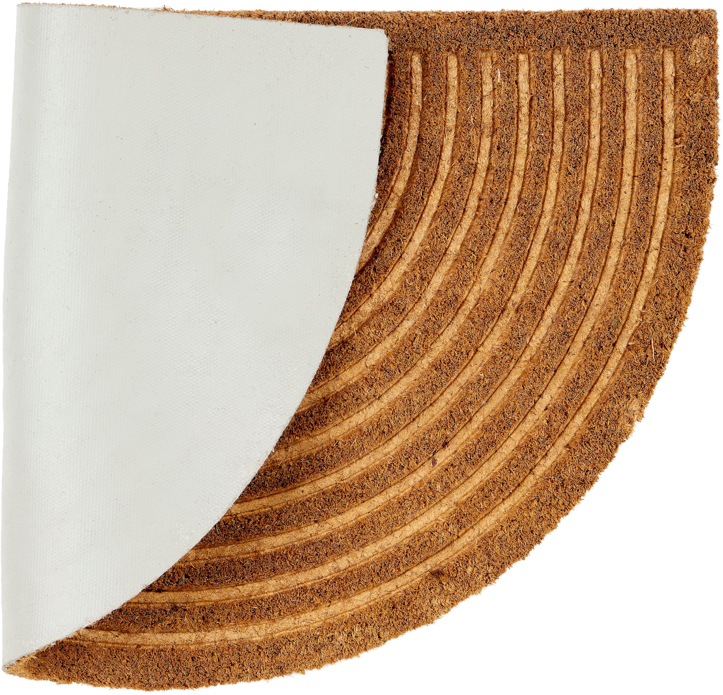 ASTRA Tapis de sol »Coco Shape 007« 15 mm Höhe Paillasson, coco, demi-circulaire, antidérapant