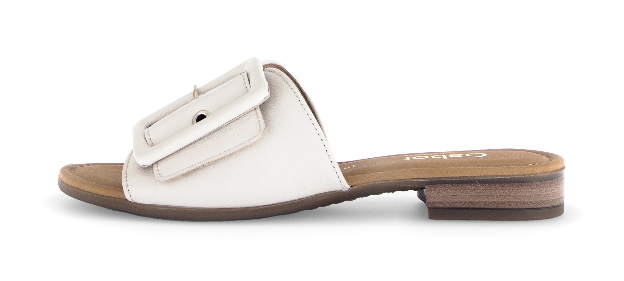 Gabor Pantolette »Rhodos«  Blockabsatz, Sommerschuh, Schupfschuh in Weite G (= weit)