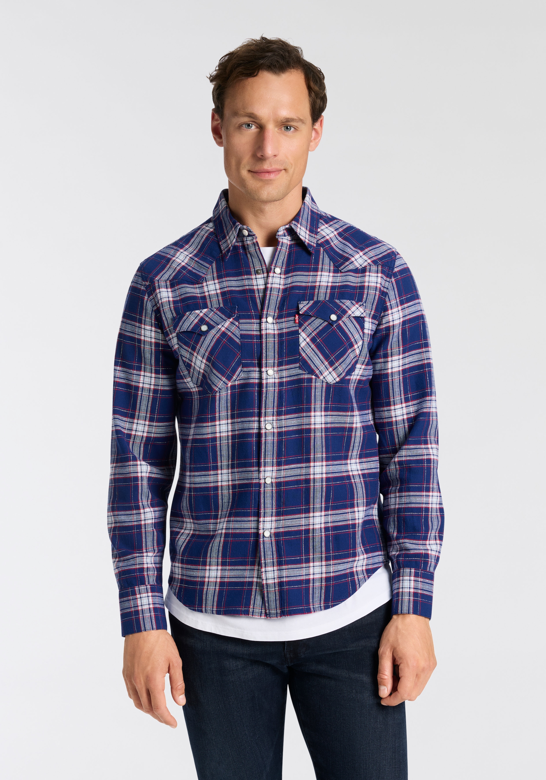 Levi's® Chemise en flanelle »BARSTOW WESTERN STANDARD« in verschiedenen Karo-Dessins