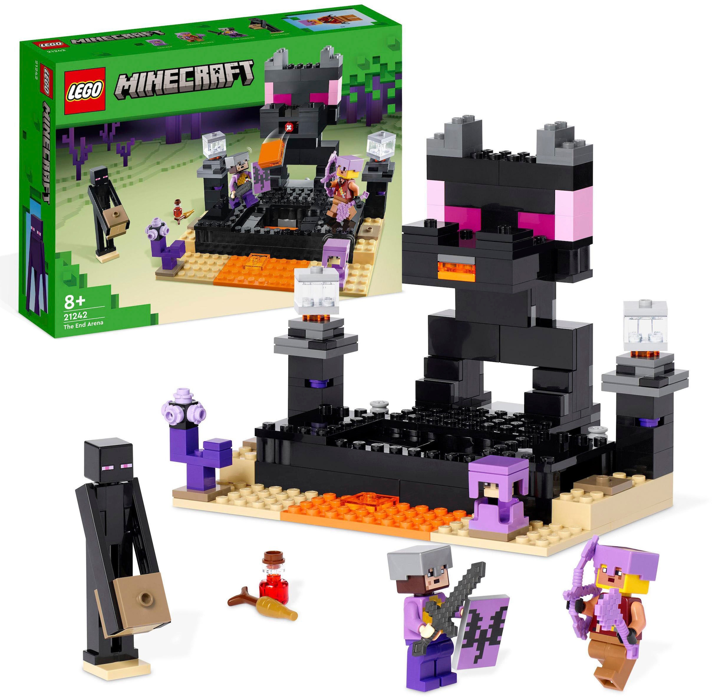 Konstruktionsspielsteine »Die End-Arena (21242), LEGO® Minecraft«, (252 St.), Made in...