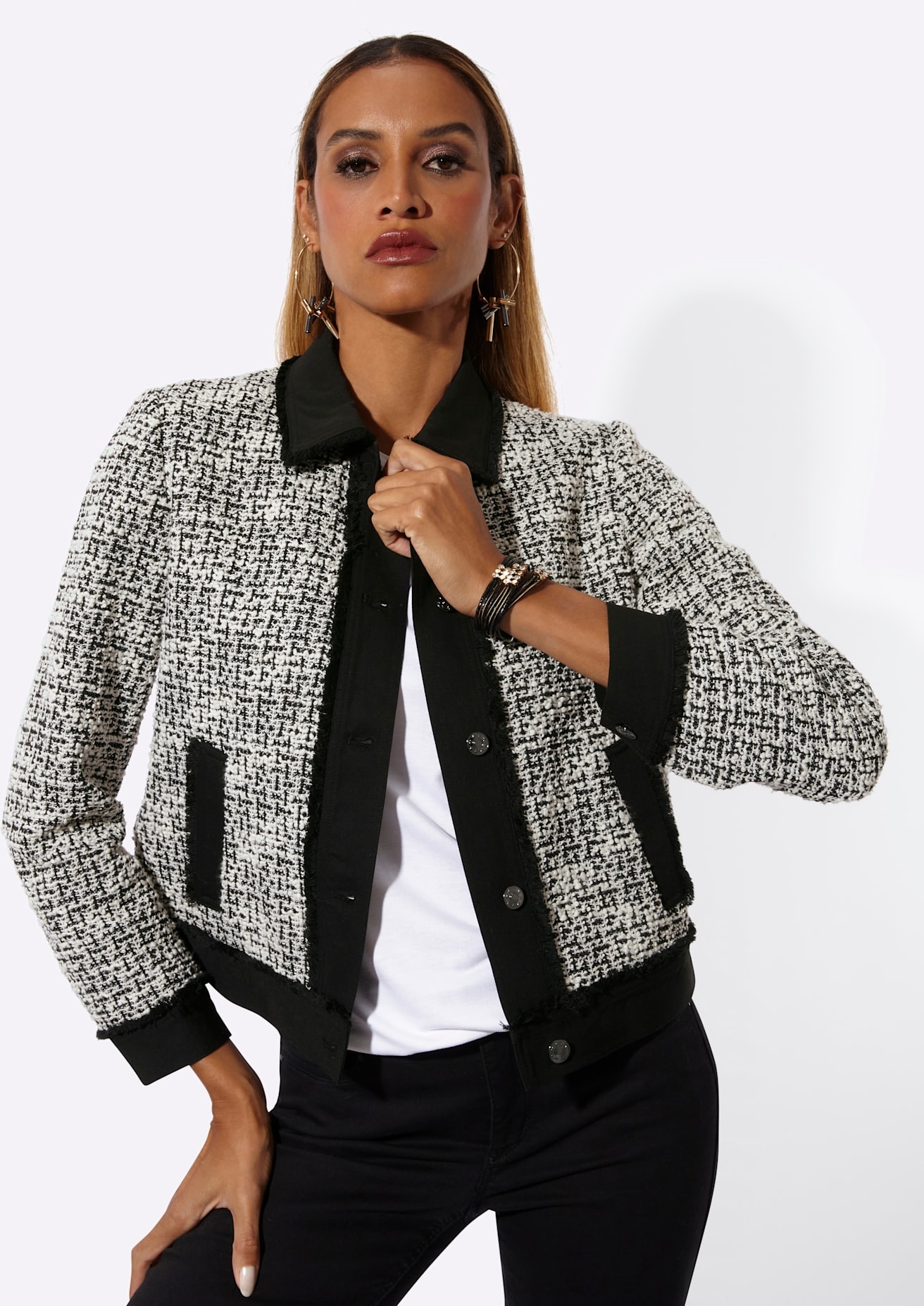 creation L Veste blazer »Bouclé-Blazer«