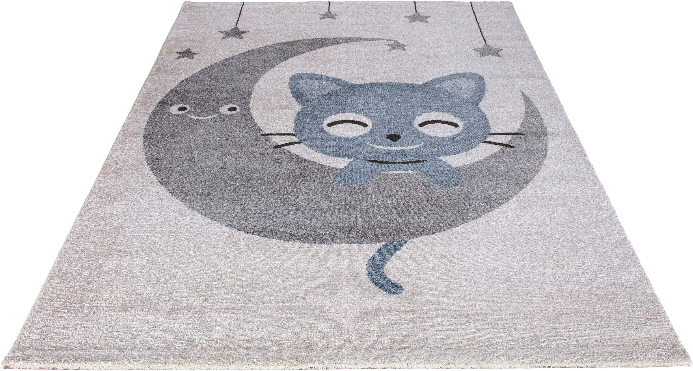 Image of Festival Kinderteppich »Candy 152«, rechteckig, 11 mm Höhe, Motiv Mond Sterne bei Ackermann Versand Schweiz