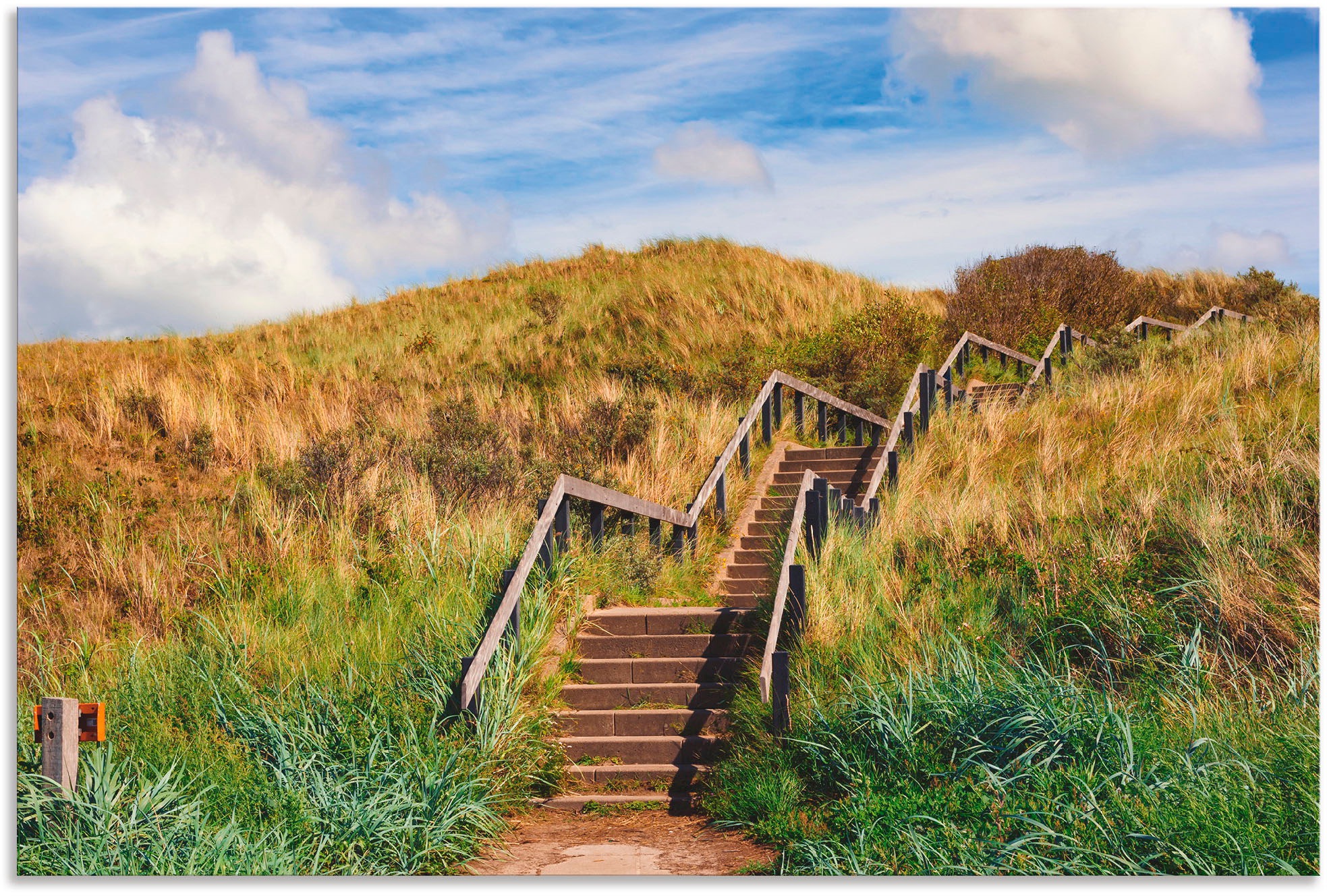 Image of Artland Wandbild »De Slufter«, Küste, (1 St.), in vielen Grössen & Produktarten - Alubild / Outdoorbild für den Aussenbereich, Leinwandbild, Poster, Wandaufkleber / Wandtattoo auch für Badezimmer geeignet bei Ackermann Versand Schweiz