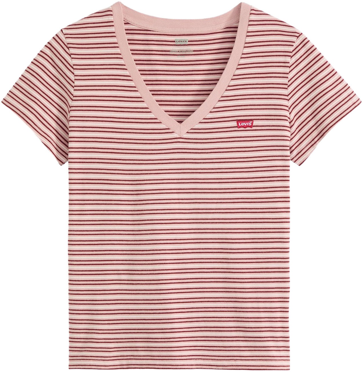 Levi's® V-Shirt »PERFECT VNECK«, mit Mini-Batwing-Logostickerei