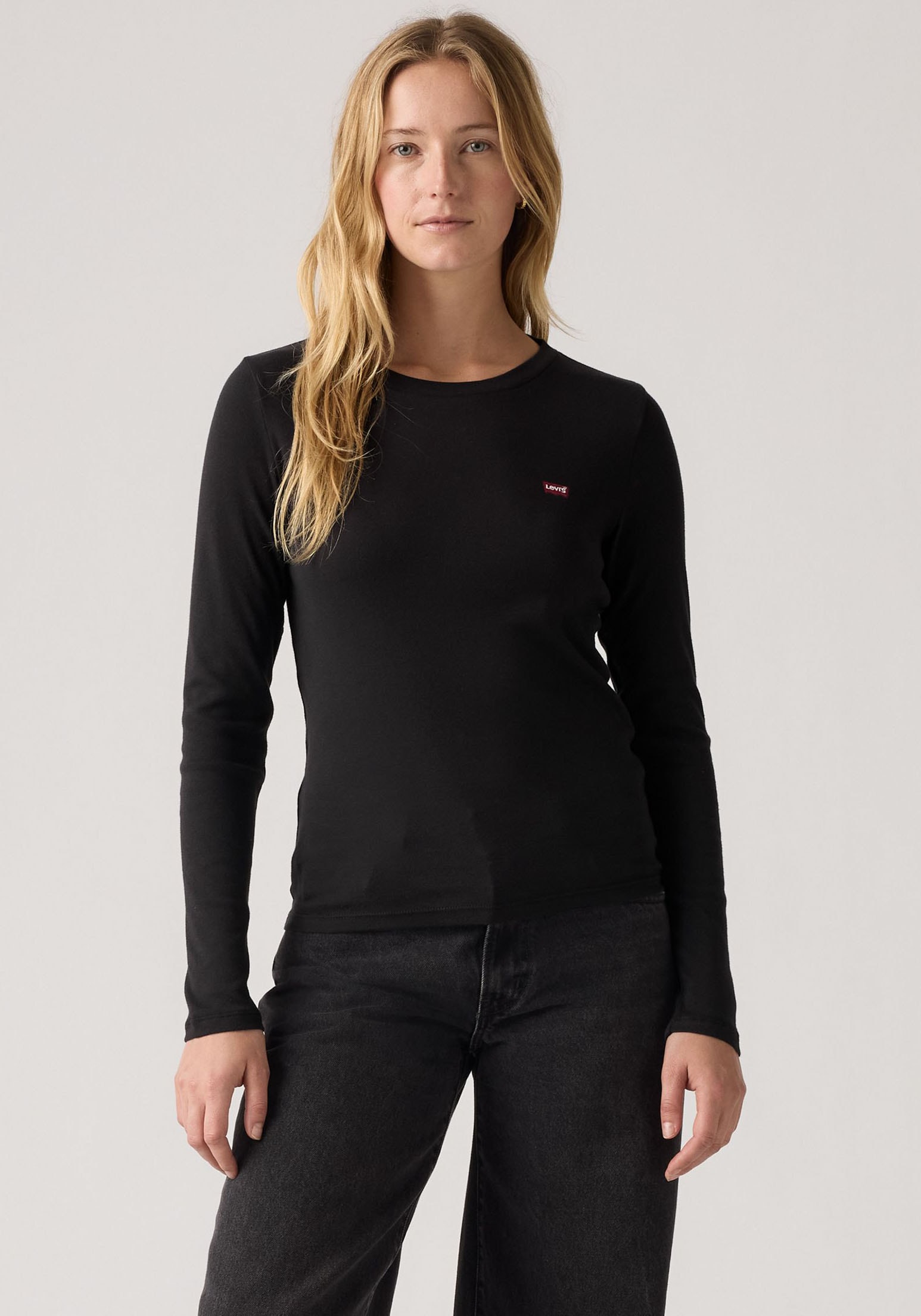 Levi's® Langarmshirt »LS 2 Pack Tee«, (Packung, 2 tlg.), mit Batwing Logo-Stickerei