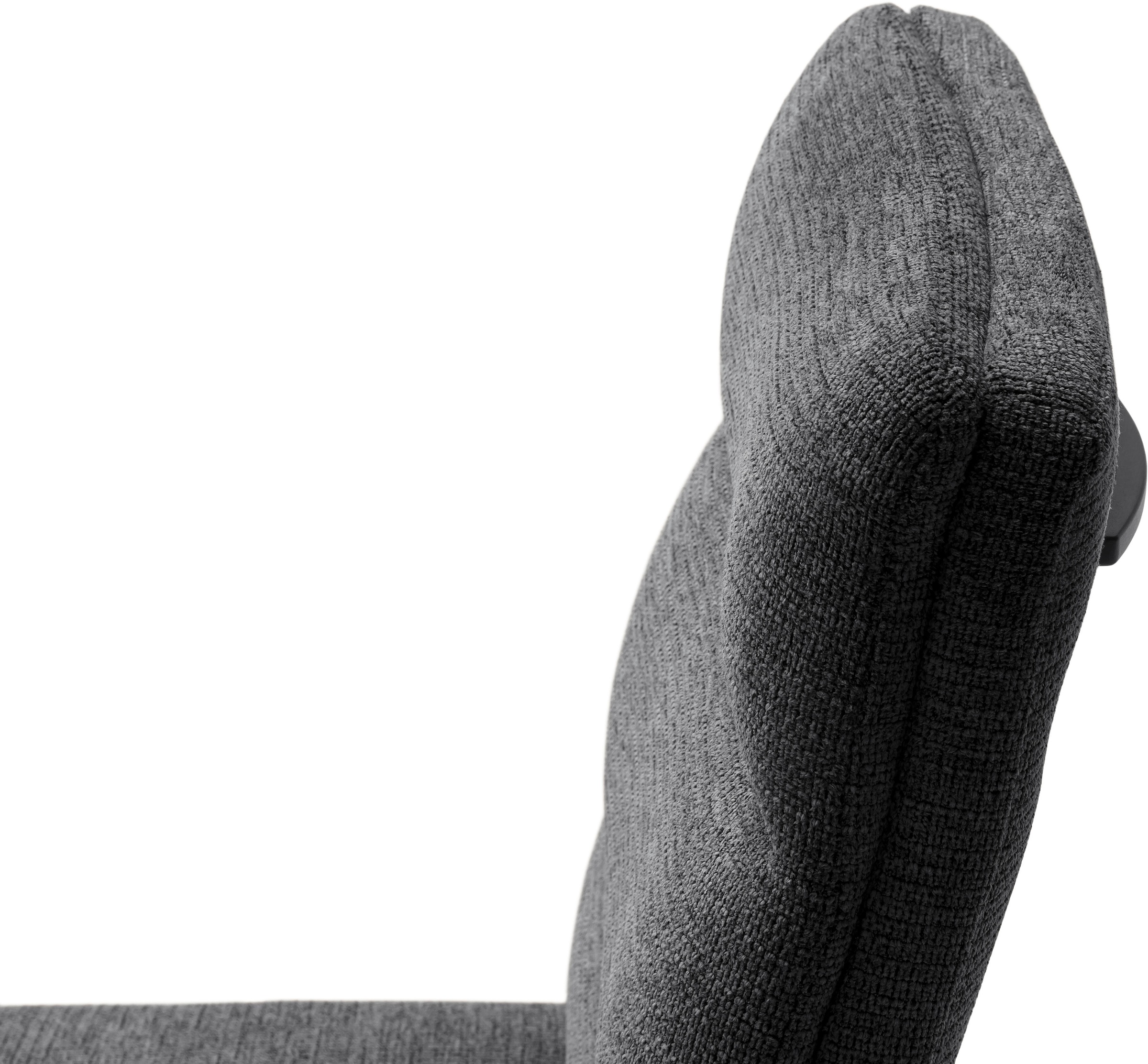 MCA furniture Freischwinger »LIMASSOL«, Chenille, (Set, 2Stck.), Stuhl belastbar bis 140 kg