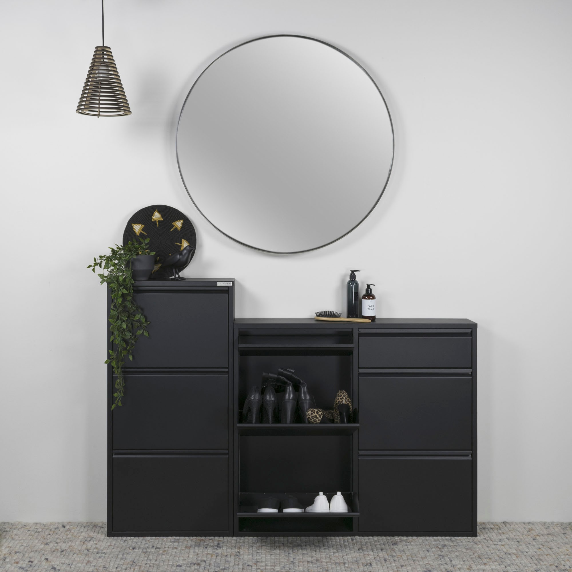 Spinder Design Armoire à chaussures »Billi« métal, largeur 98 cm