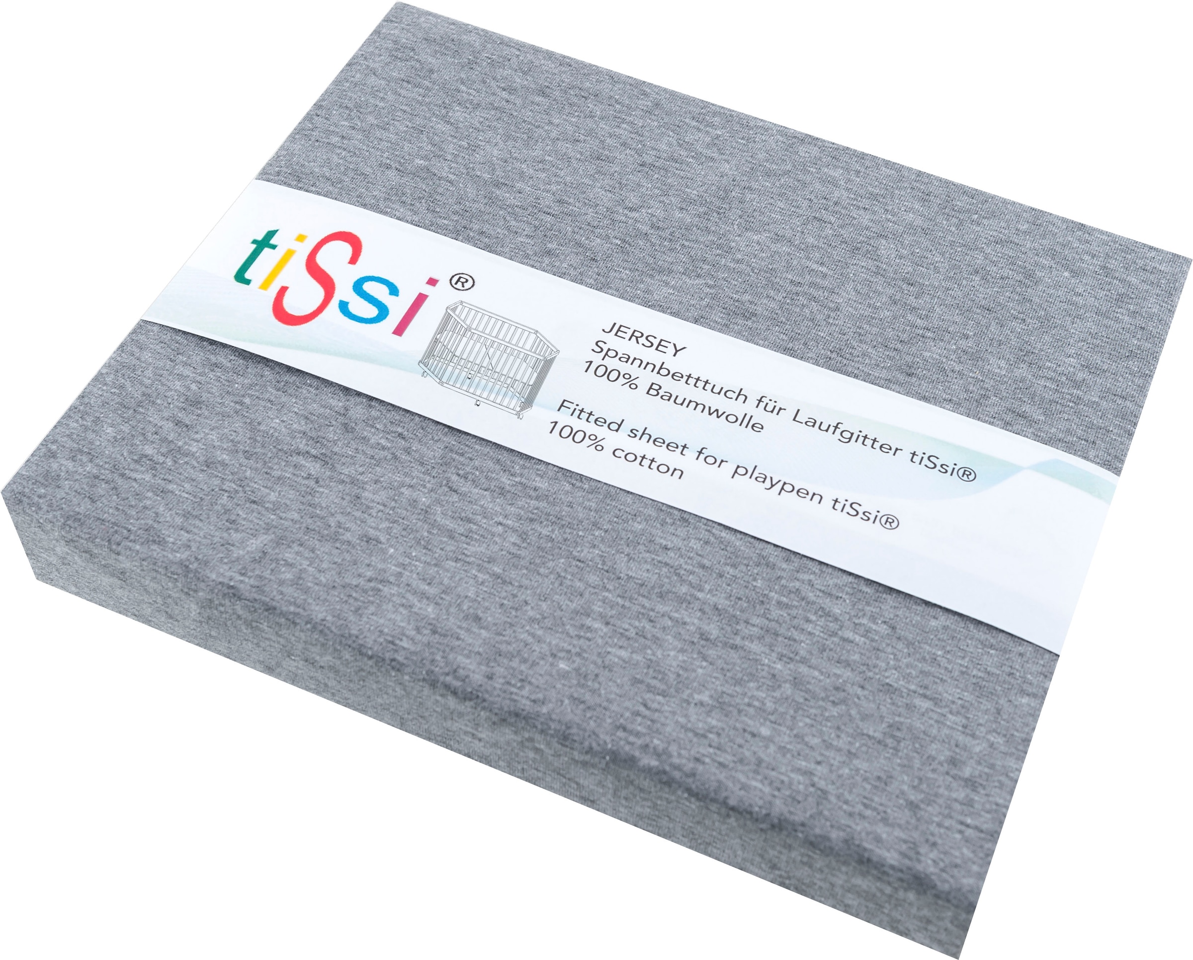 tiSsi® Spannbettlaken »Jersey Laufstall«, für Laufgitter