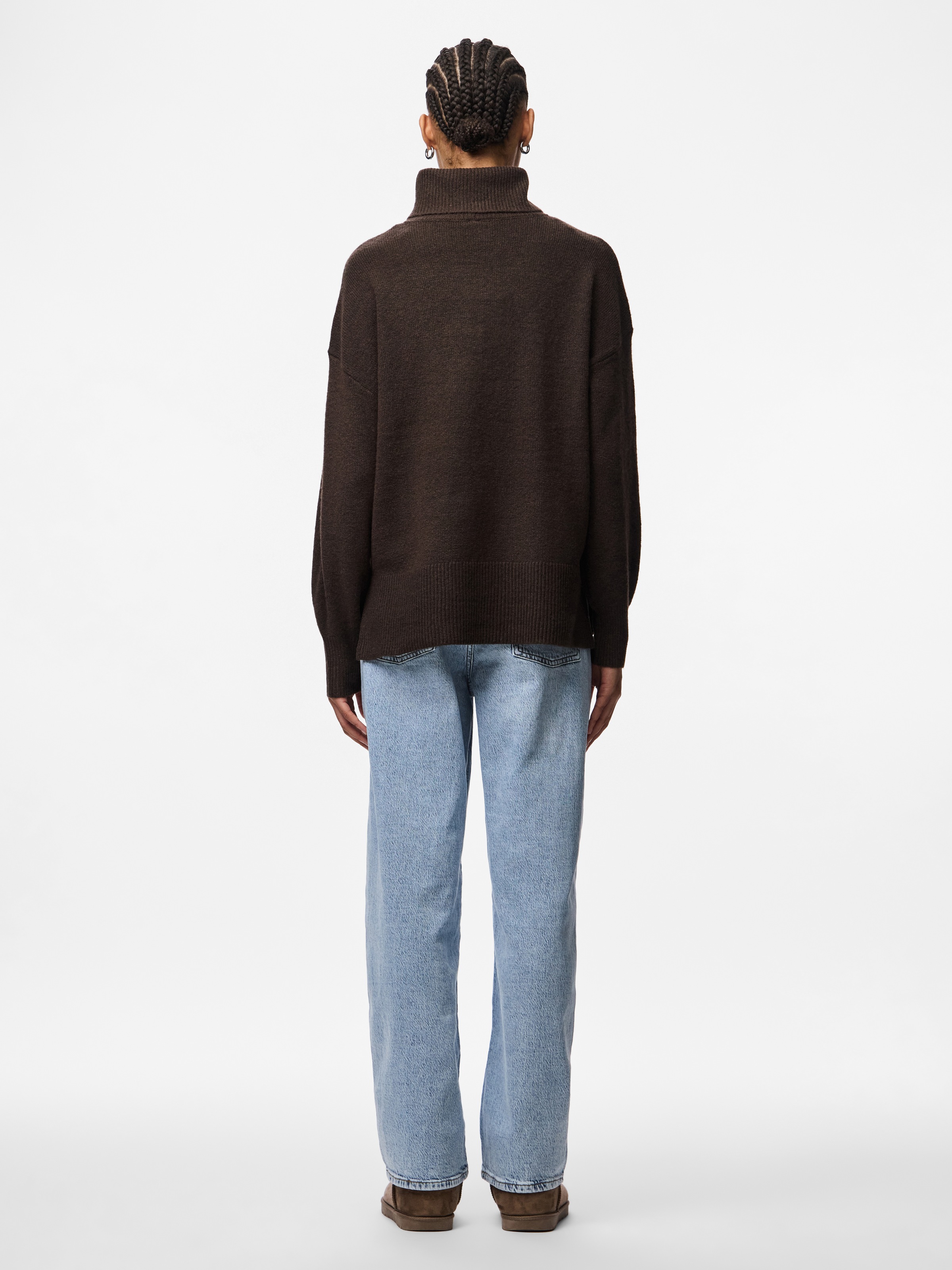 pieces Pull à col roulé »PCMALOU LS ROLLNECK KNIT NOOS BC«