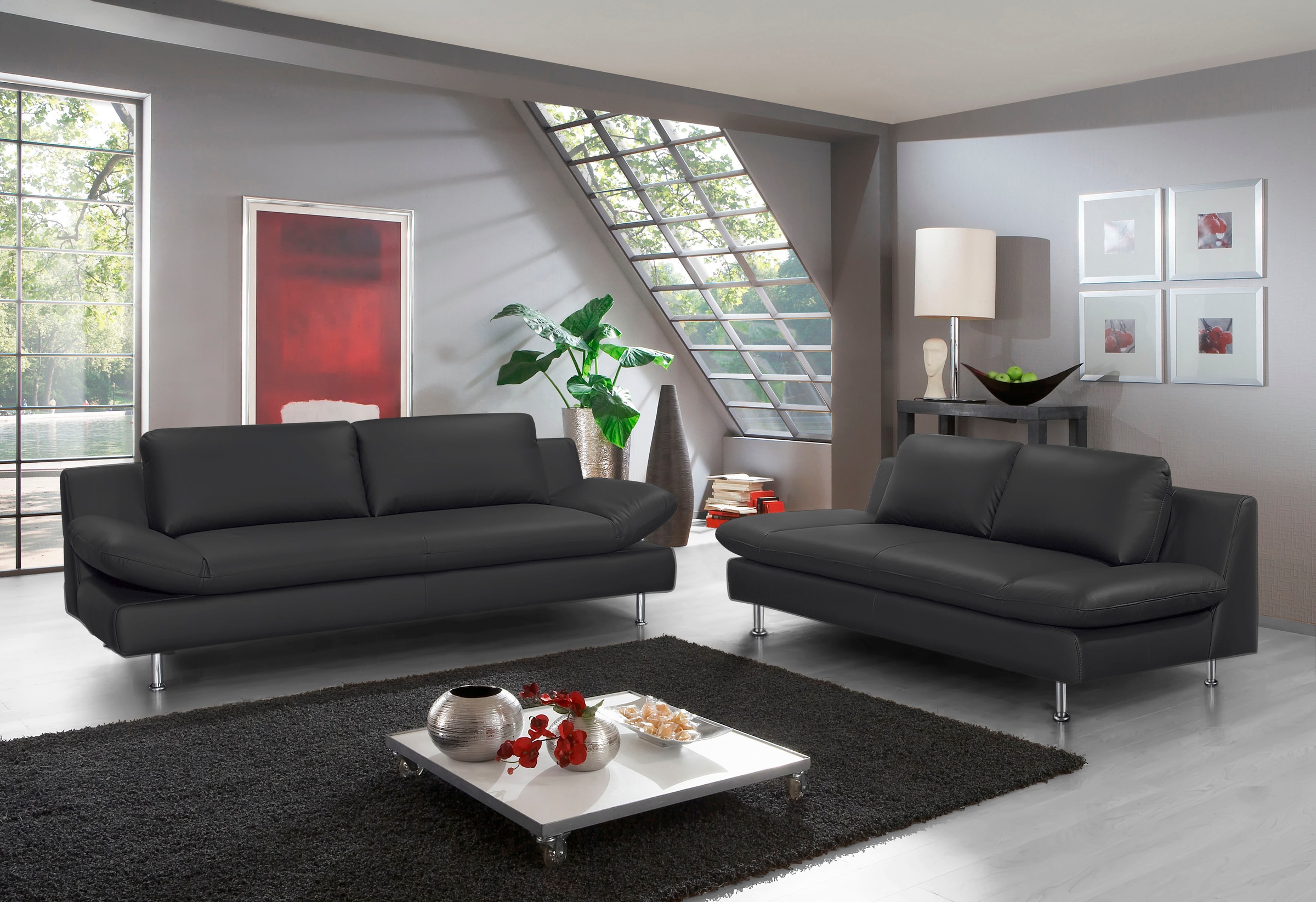 Image of PLACES OF STYLE Polstergarnitur "Redding" Set, 2 Stk. tlg. bestehend aus 2- und 3-Sitzer