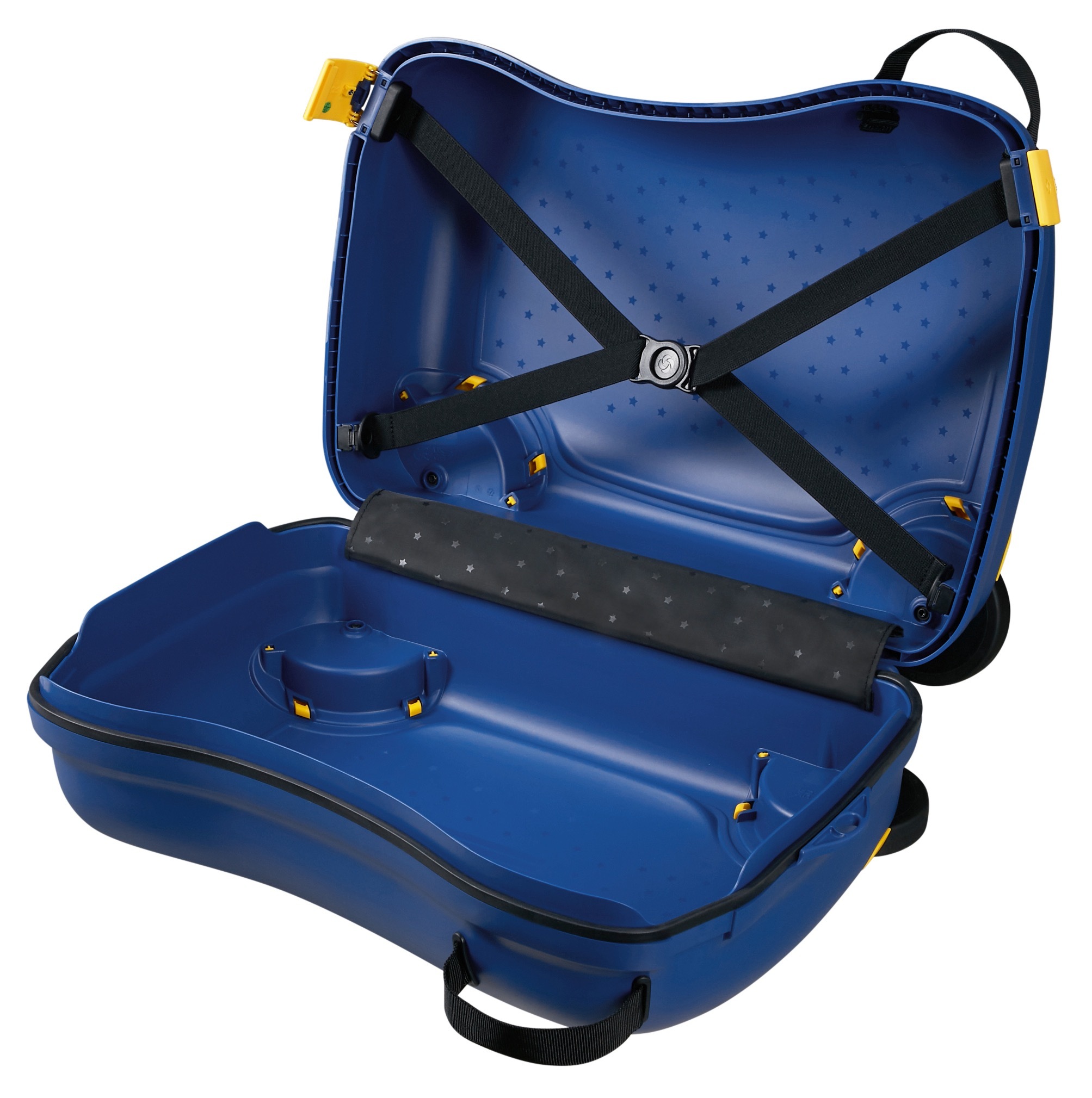 Samsonite Kinderkoffer »DREAM2GO DISNEY, MICKEY HAPPY« 30 l 4 Rollen aus Polypropylen, mit Haltegurt, mit Kreuzspannbändern im Hauptfach