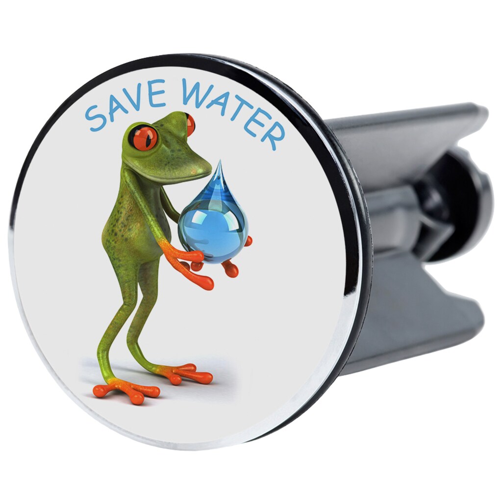 Sanilo Waschbeckenstöpsel »Save Water«