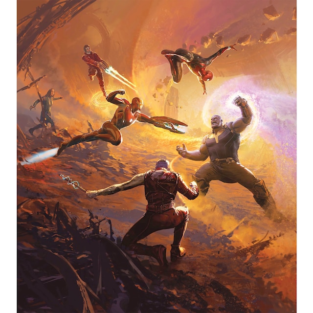 Komar Vliestapete »Avengers Epic Battle Titan«, 250x280 cm (Breite x Höhe)  Trouver sur