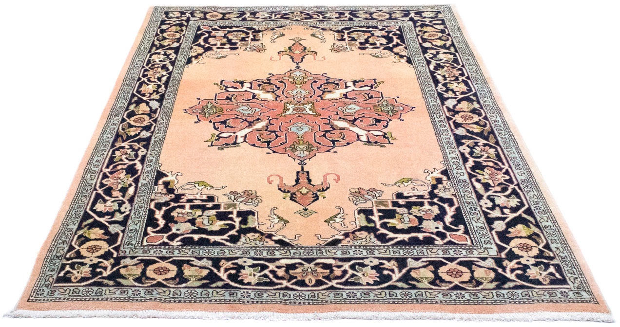 Image of morgenland Wollteppich »Ardebil Teppich handgeknüpft lachs«, rechteckig, 9 mm Höhe, handgeknüpft bei Ackermann Versand Schweiz